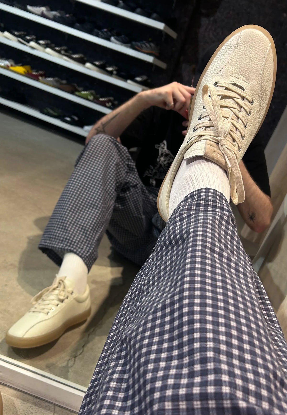 Surma Tumbled Leather - Off-White