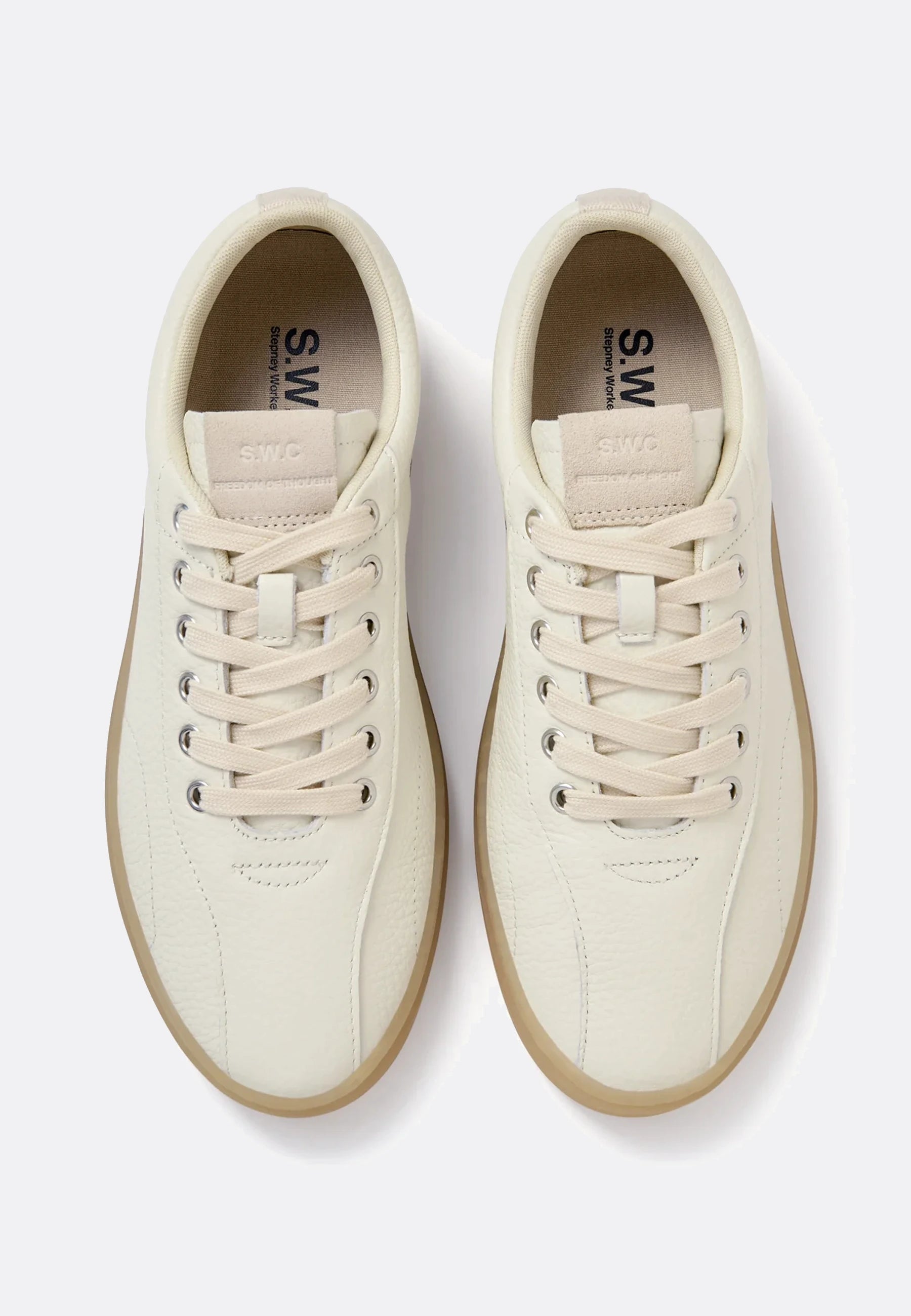 Surma Tumbled Leather - Off-White