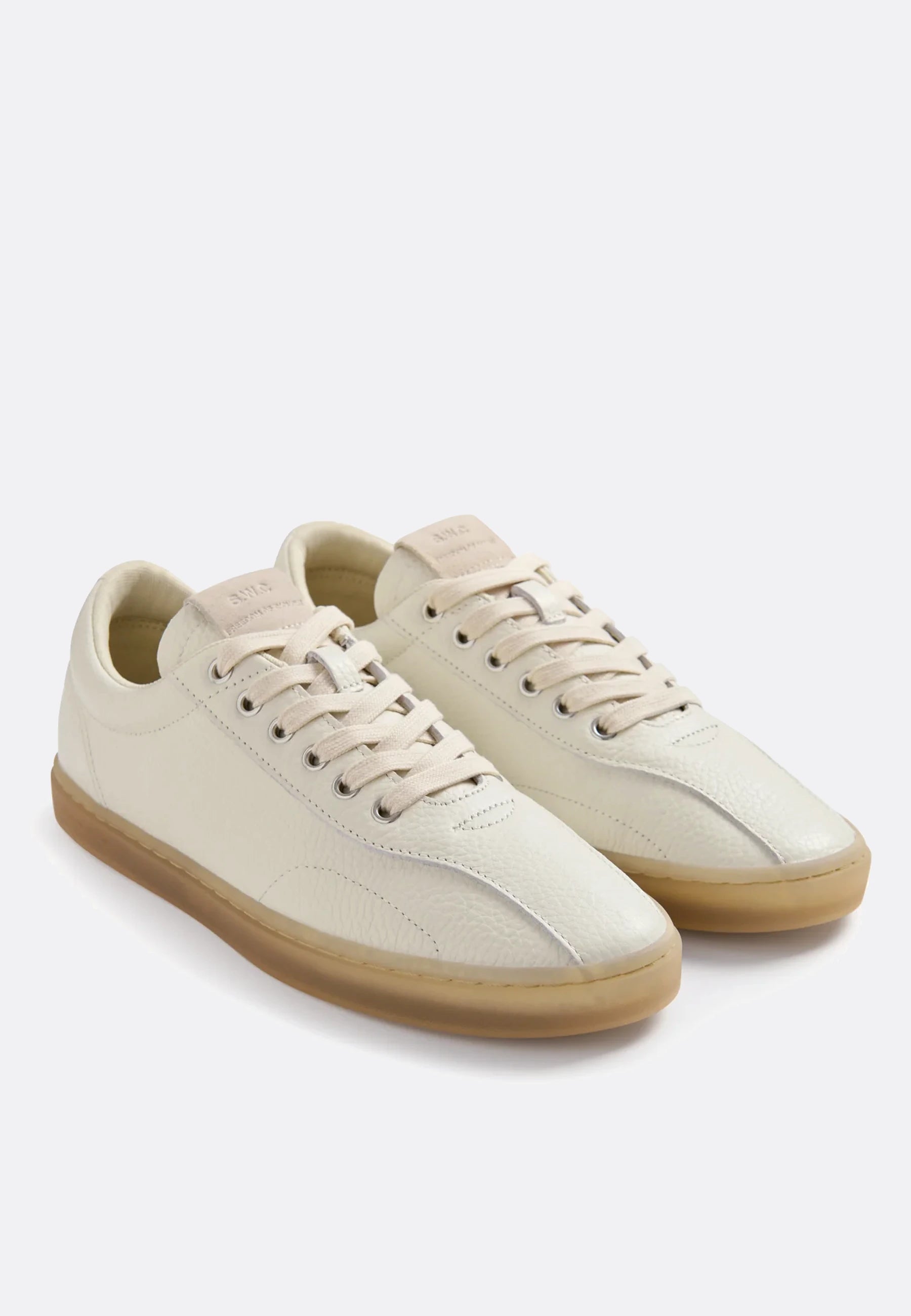 Surma Tumbled Leather - Off-White