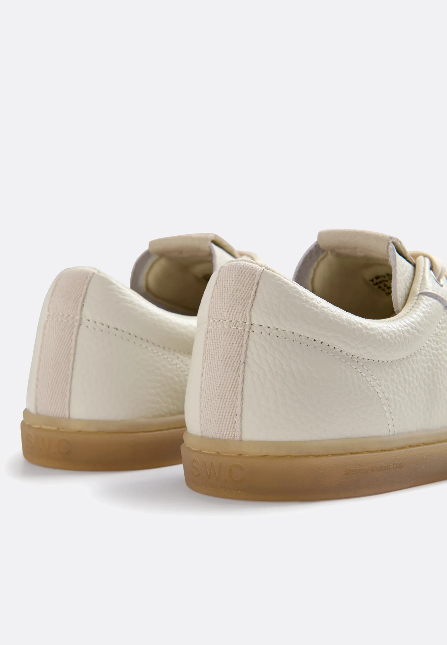 Surma Tumbled Leather - Off-White
