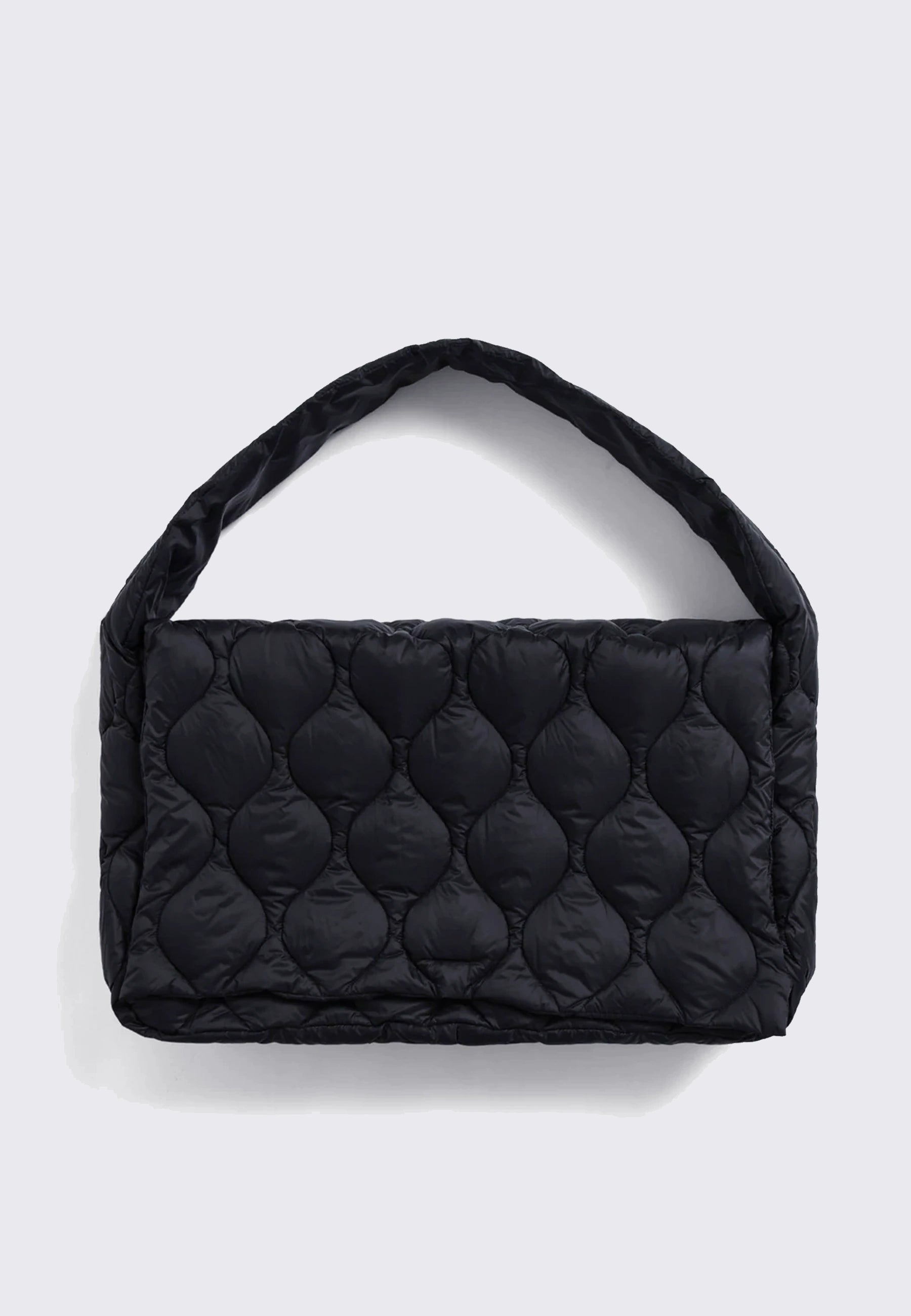 Large Military Messenger Down Bag - Black