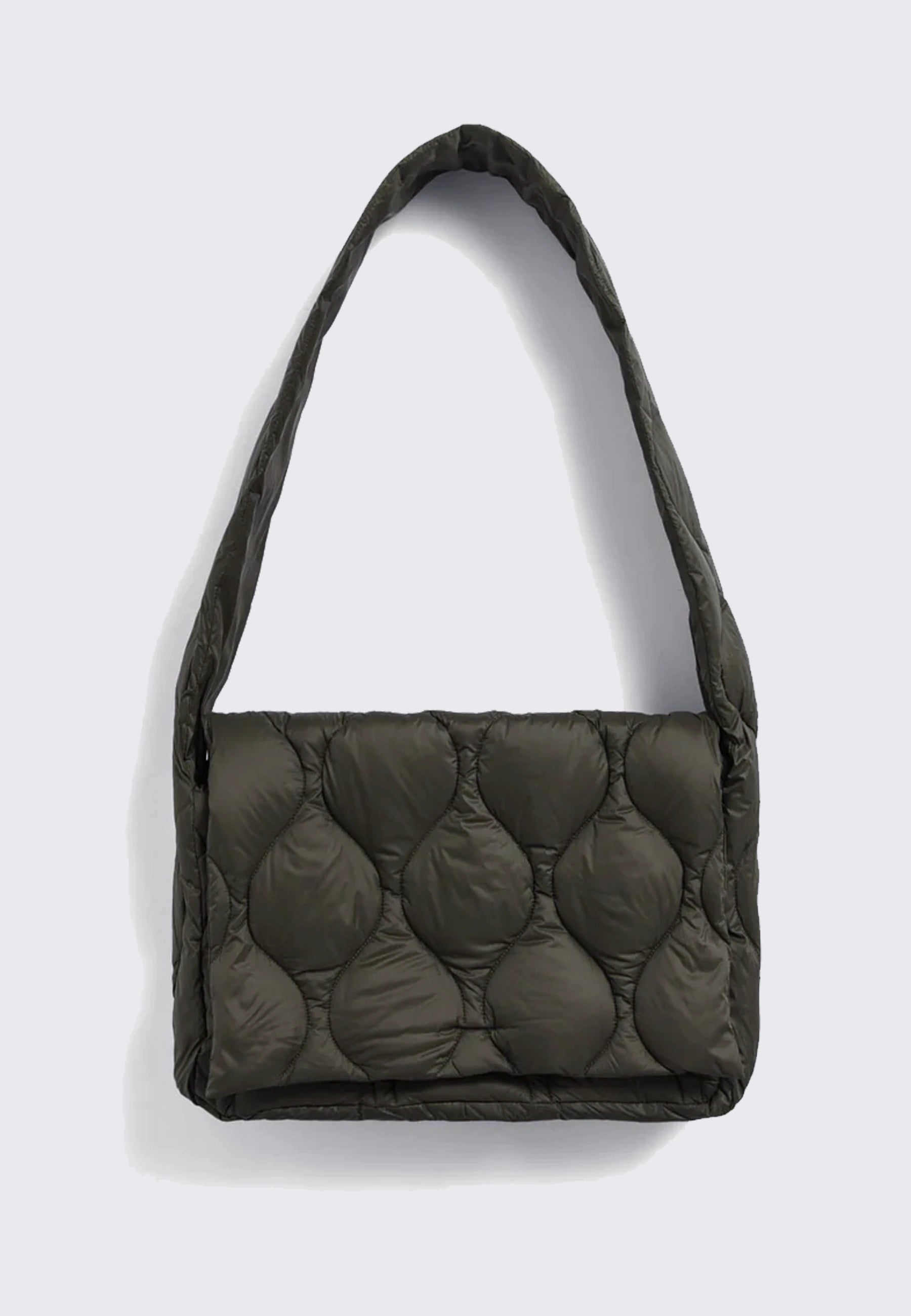 Medium Military Messenger Down Bag - Dark Olive