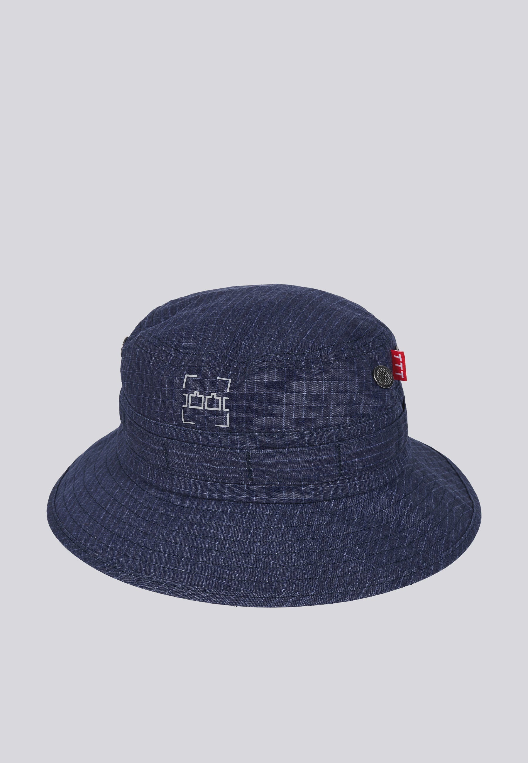 Dash Line Washed Boonie - Blue
