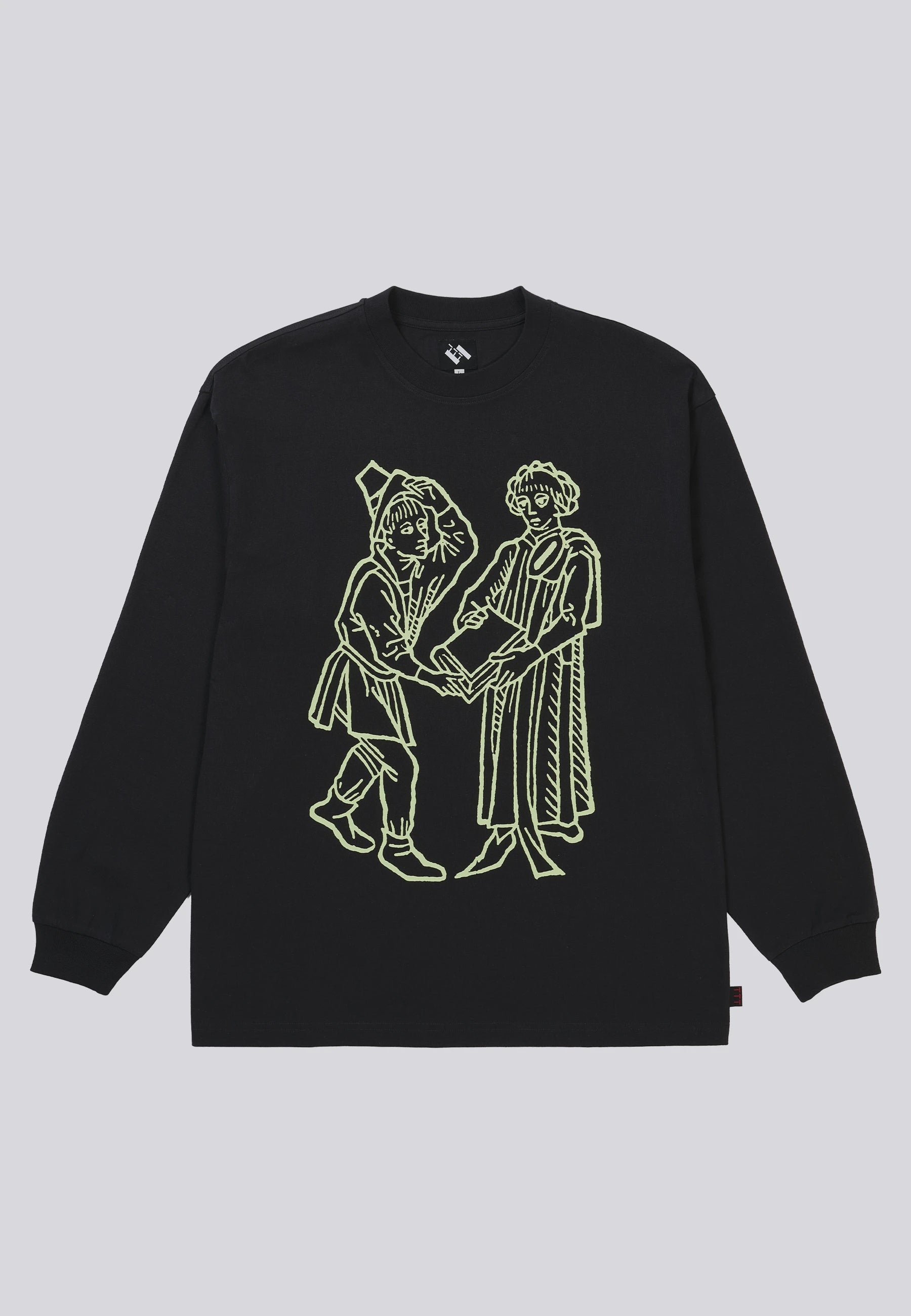 Bastarda Glow In The Dark LS Shirt - Black