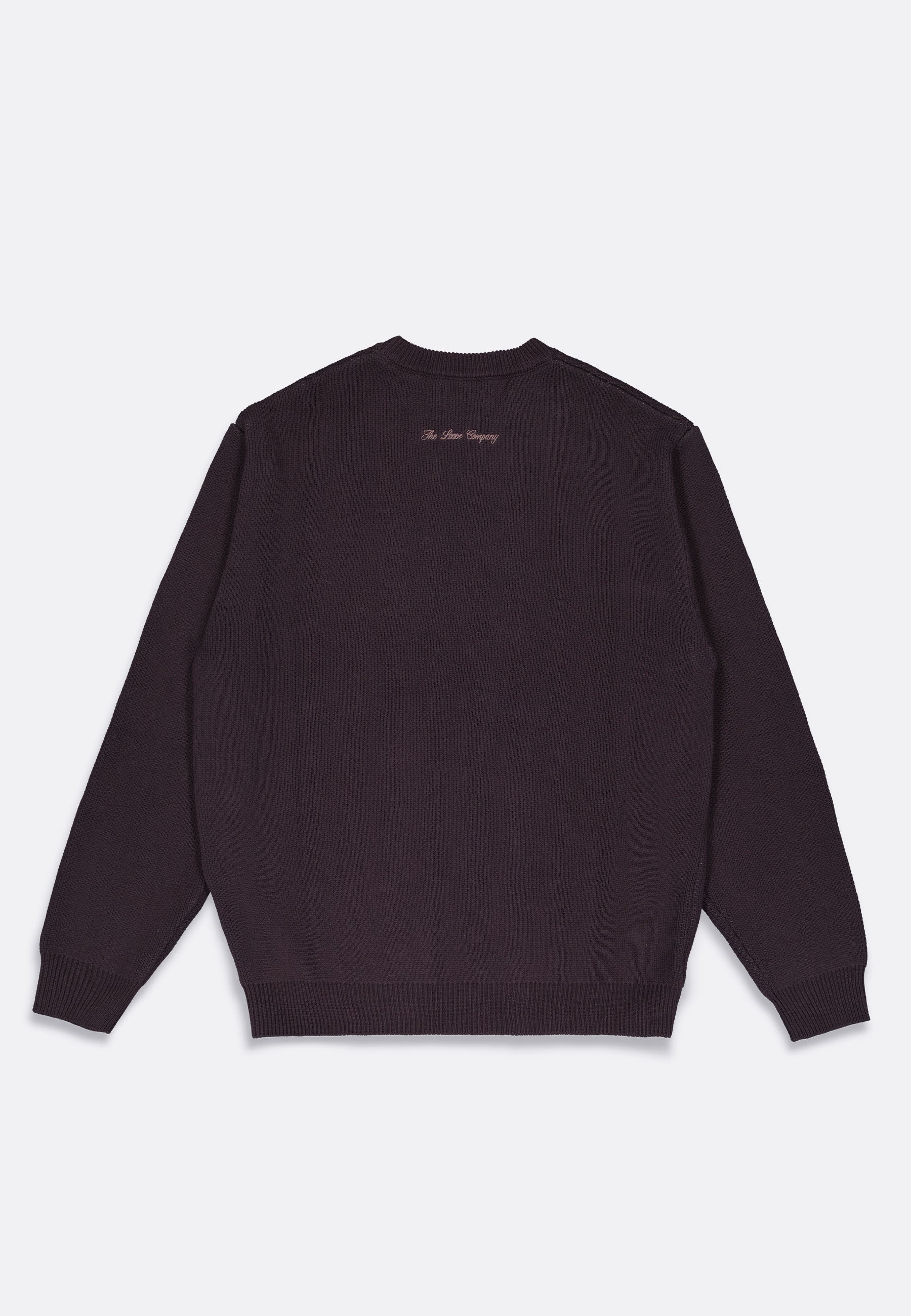 Mas Amor Por Favor Knitted Sweater - Black