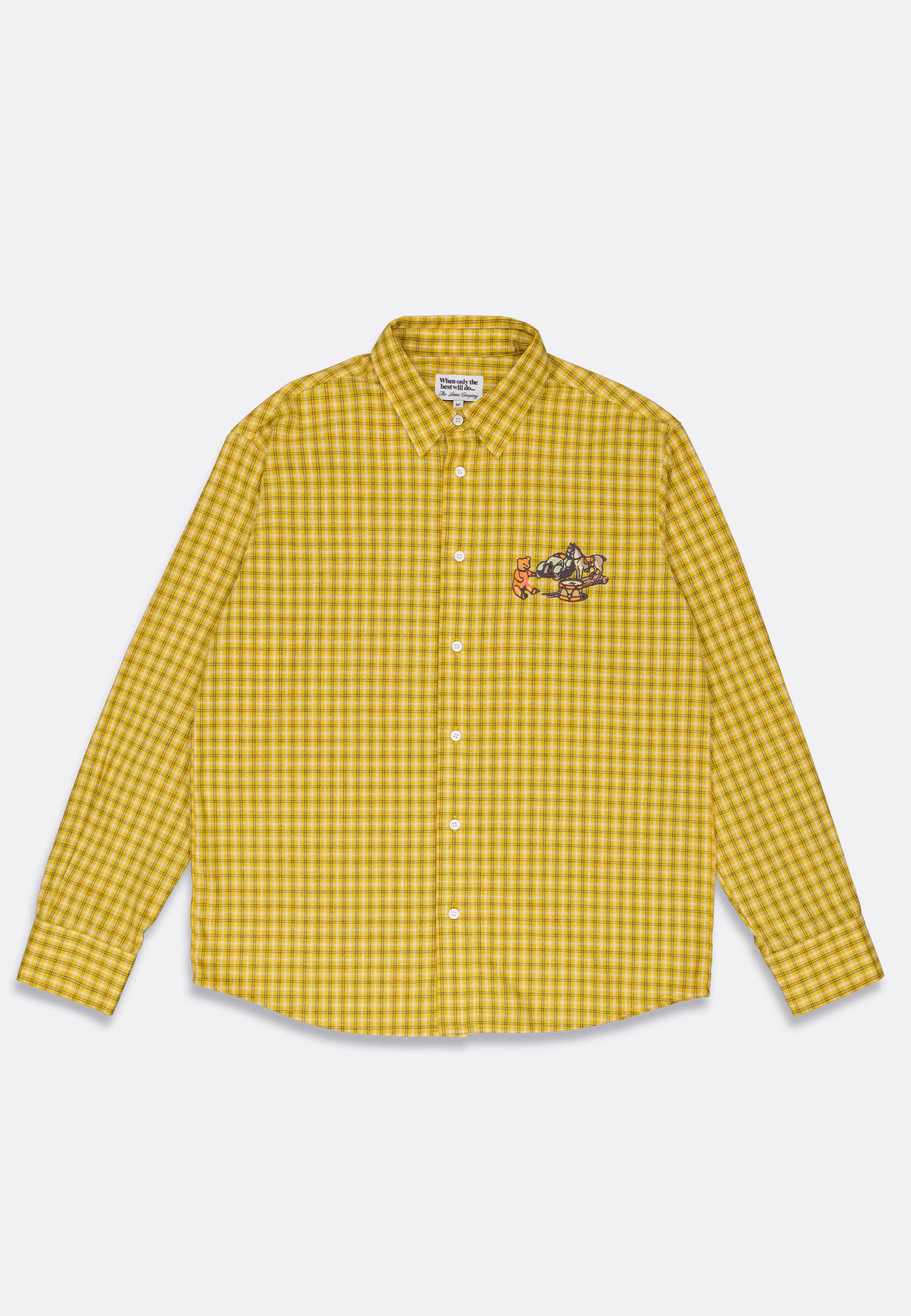 Toys Flannel Shirt - Yellow Plaid