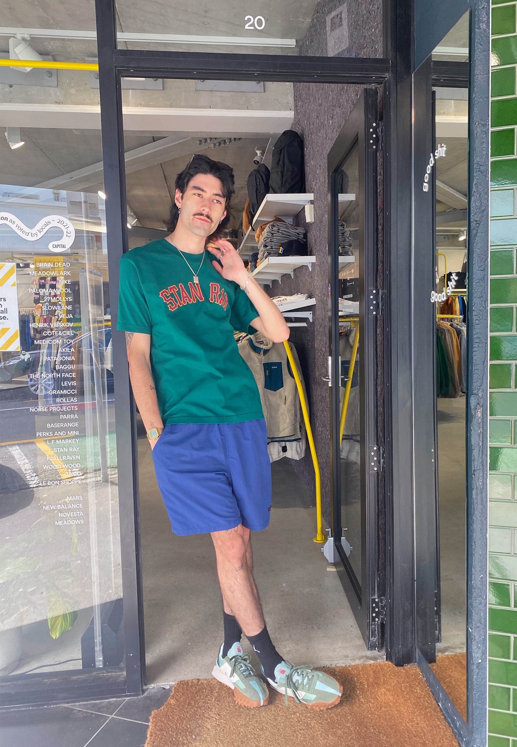 Nylon Packable G-Short - Ocean Blue