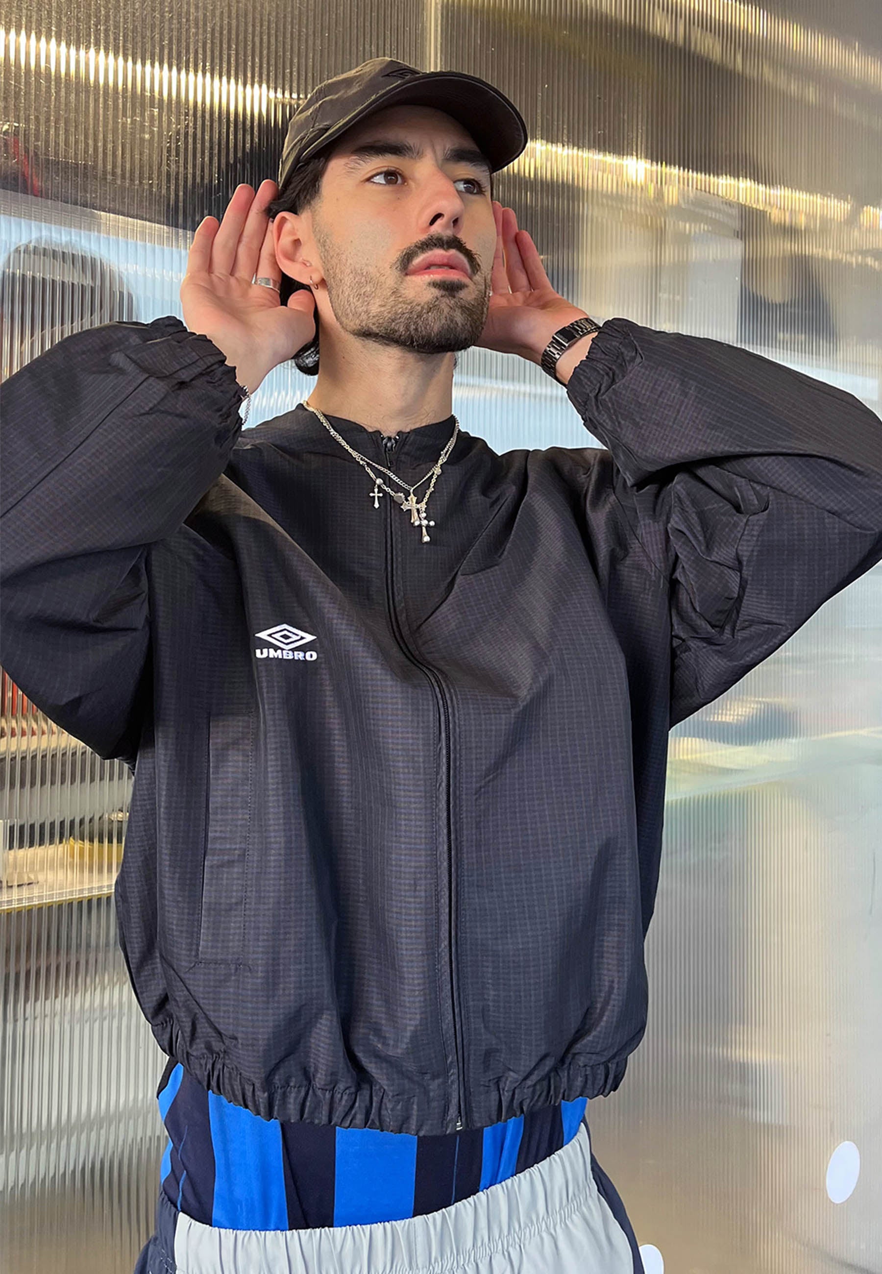 Supreme Umbro Track Jacket　ネイビー 新品 22SS SUPREME × UMBRO Track Jacket 紺 XL シュプリーム