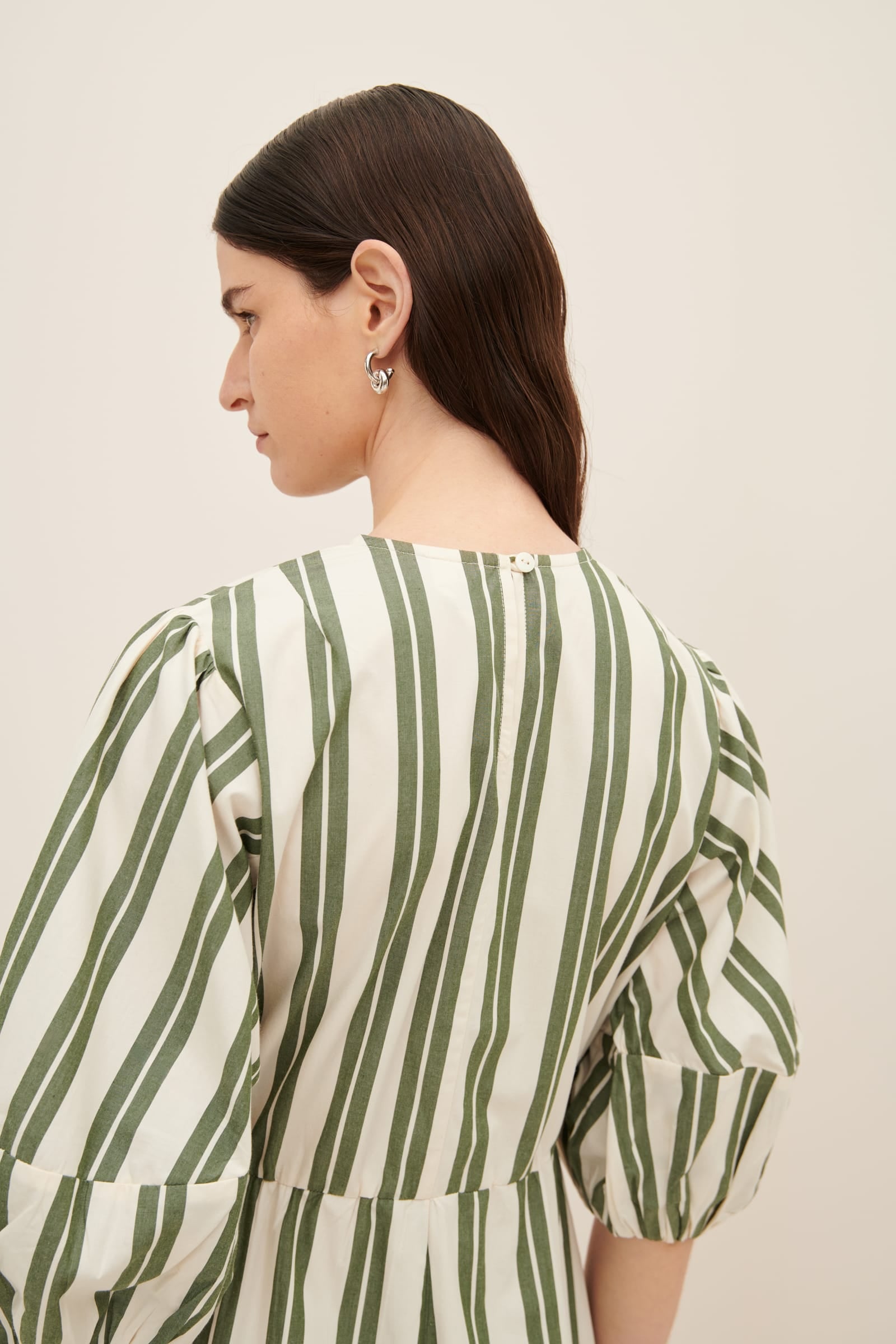 Petra Shirt - Forest Stripe