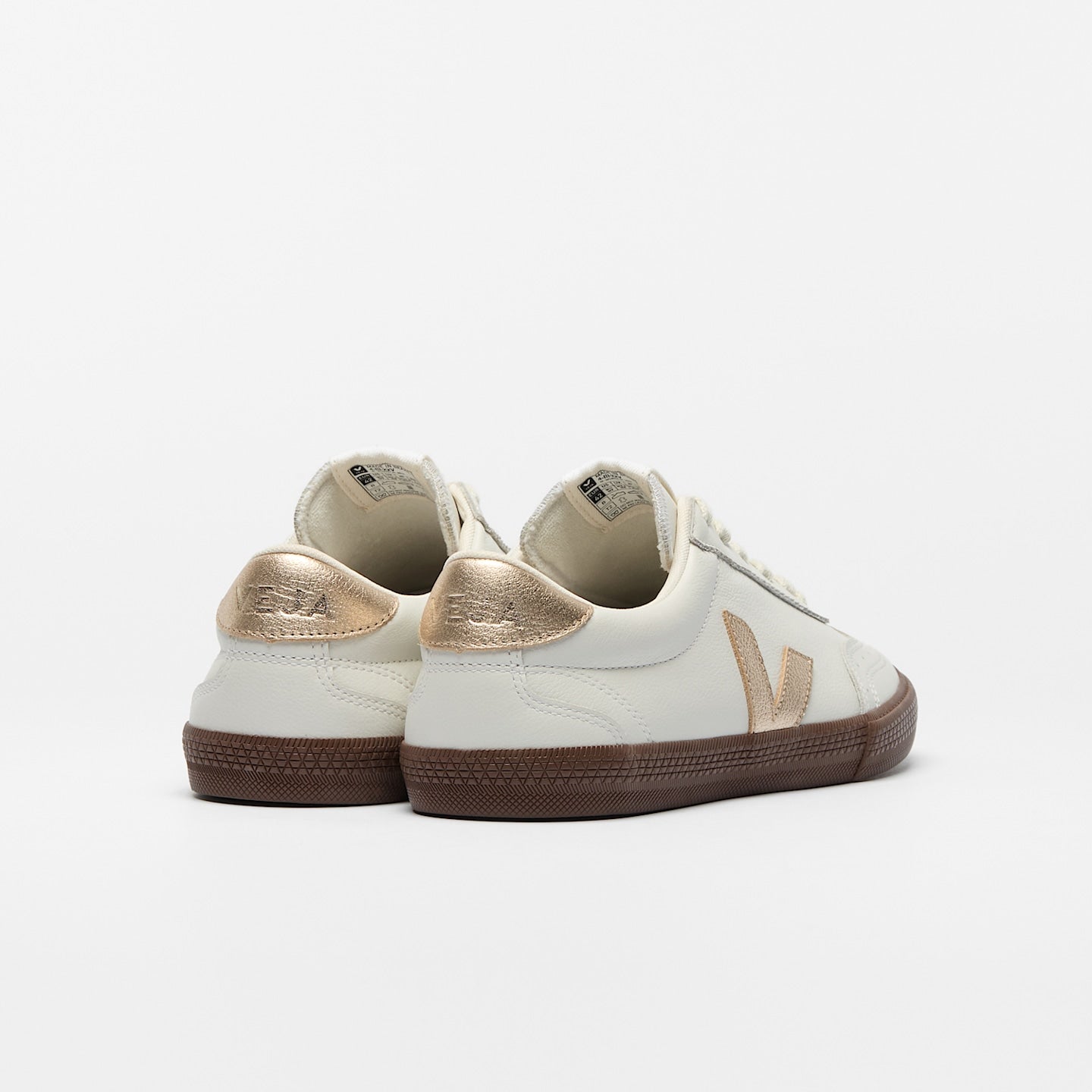 Volley OT Leather - White/Platine/Bark
