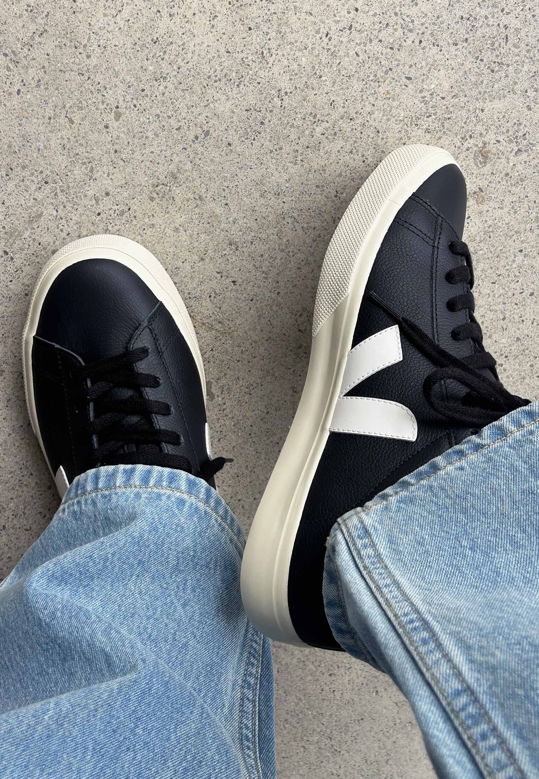 Veja Buy Campo Chromefree Leather black/white online Good As