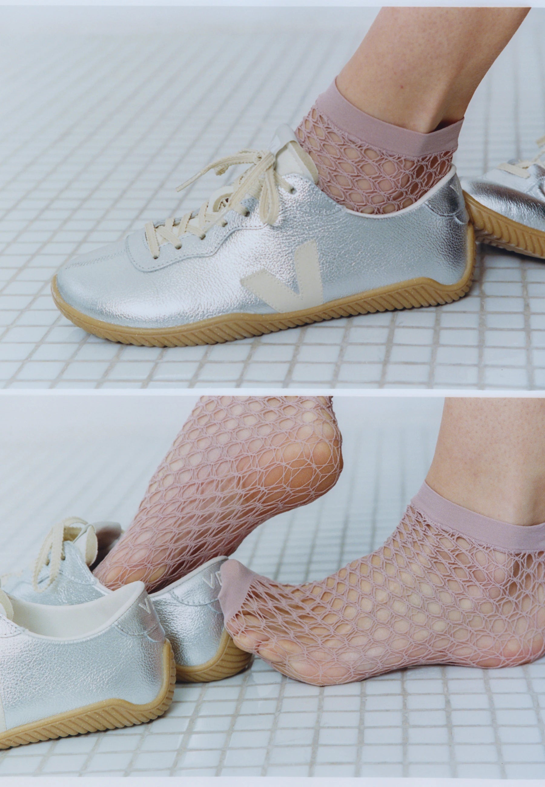 Jitsu Leather - Silver/Pierre/Natural