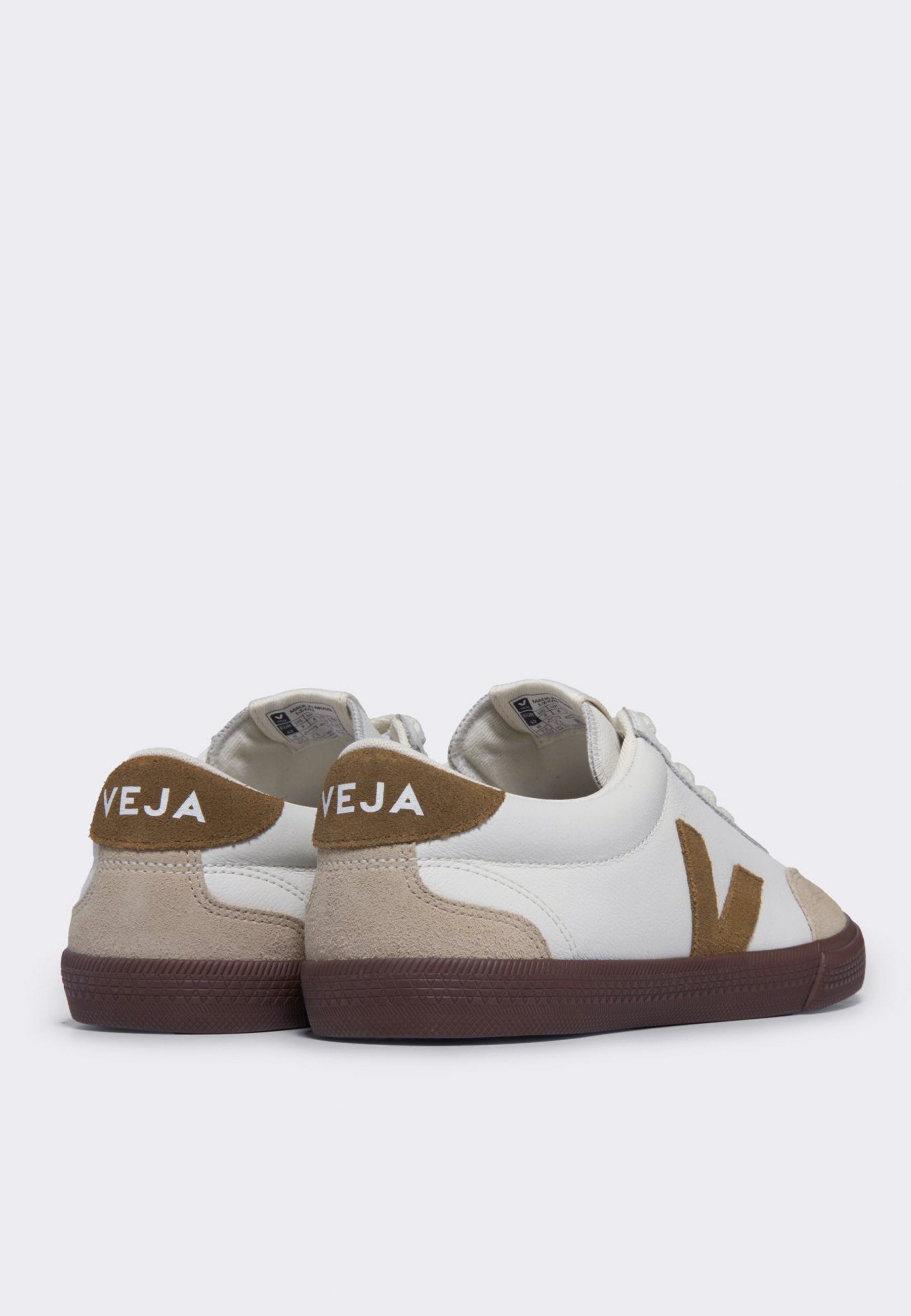 Volley OT Leather - White/Tent/Bark