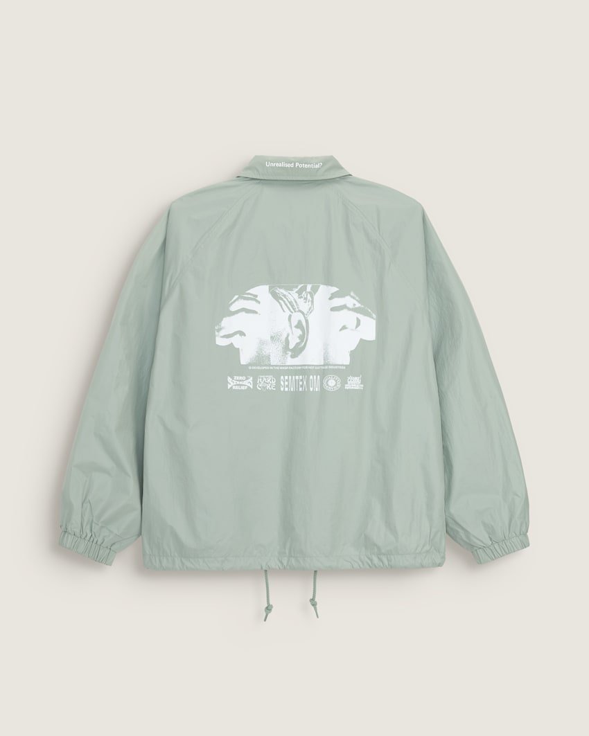 Ed Davis Coach Jacket - Gray/Olive