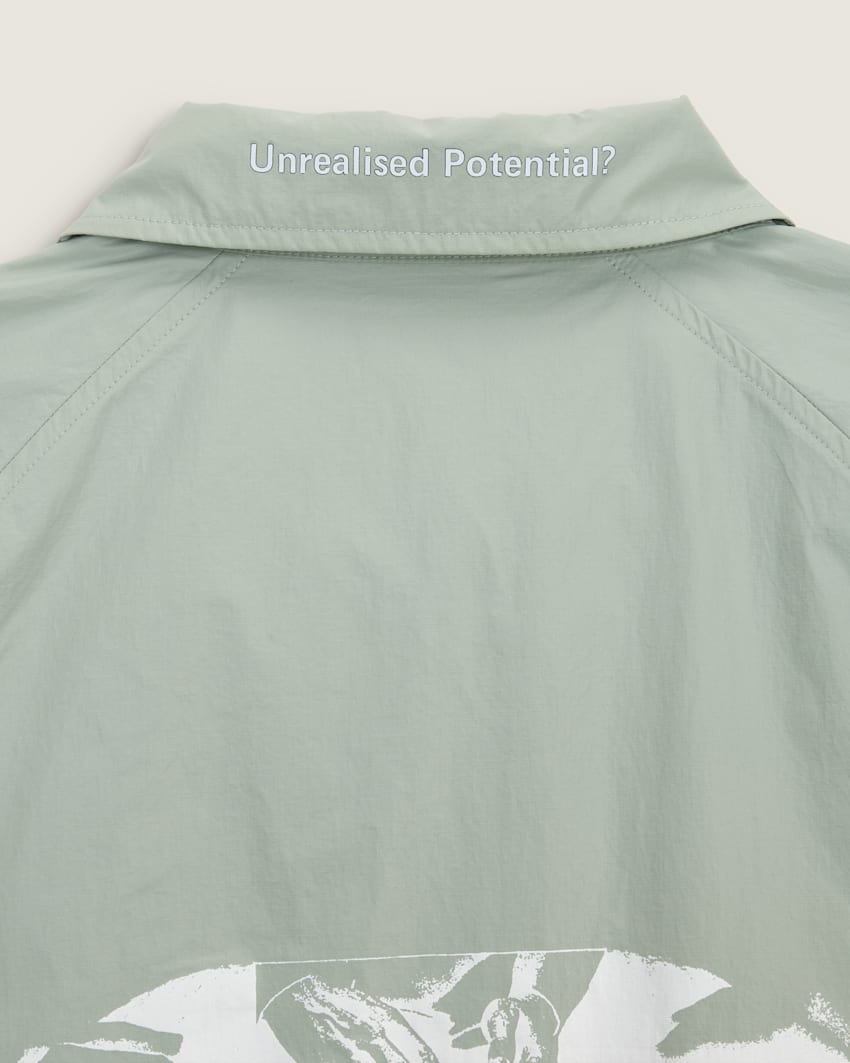 Ed Davis Coach Jacket - Gray/Olive