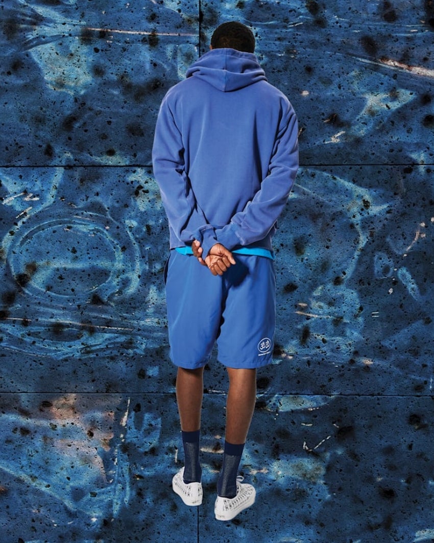 Ed Davis Zip Up Hoodie - True Blue