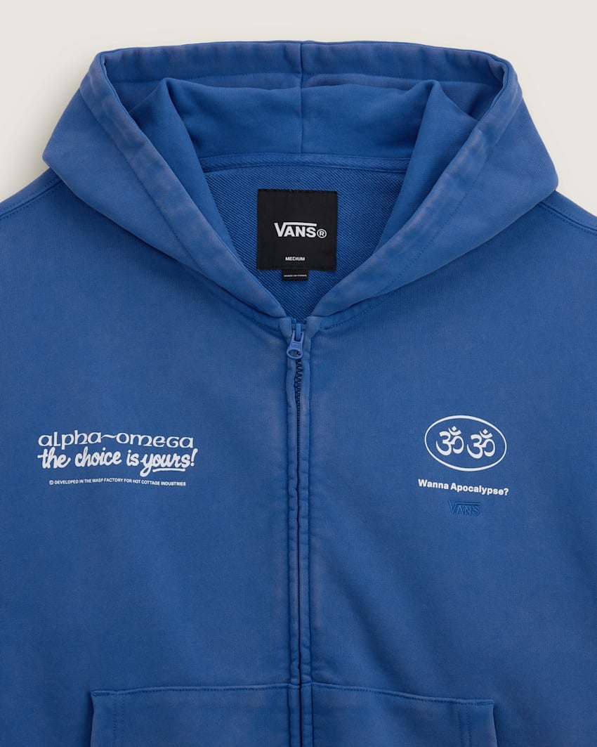 Ed Davis Zip Up Hoodie - True Blue