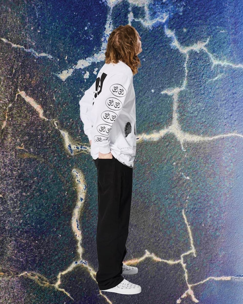 Ed Davis LS T-Shirt - Blanc