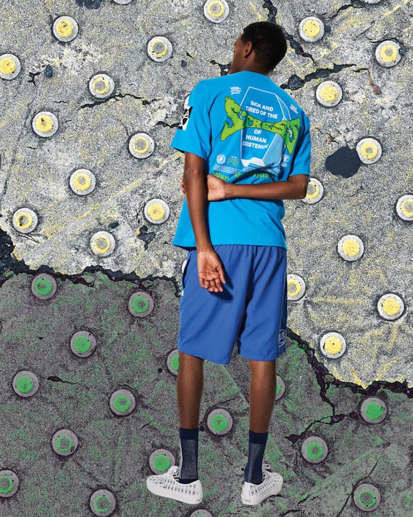 Ed Davis SS T-Shirt - Bright Azure