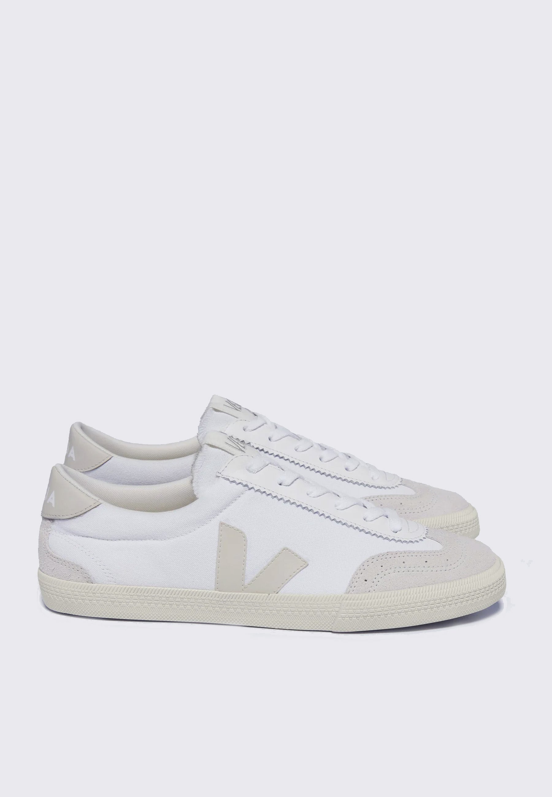 Volley Canvas - White/Pierre