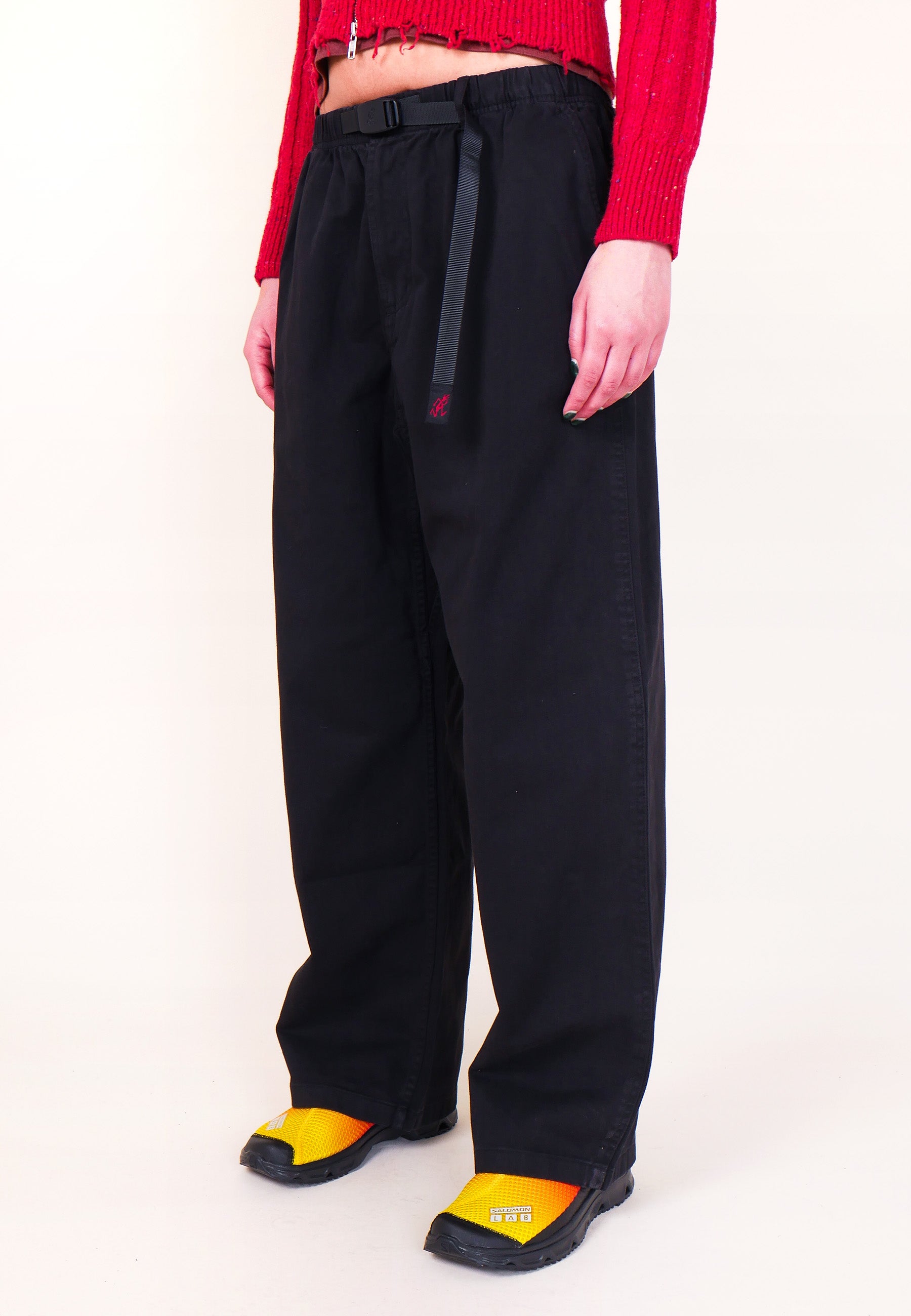 Wide Pants - Black Twill