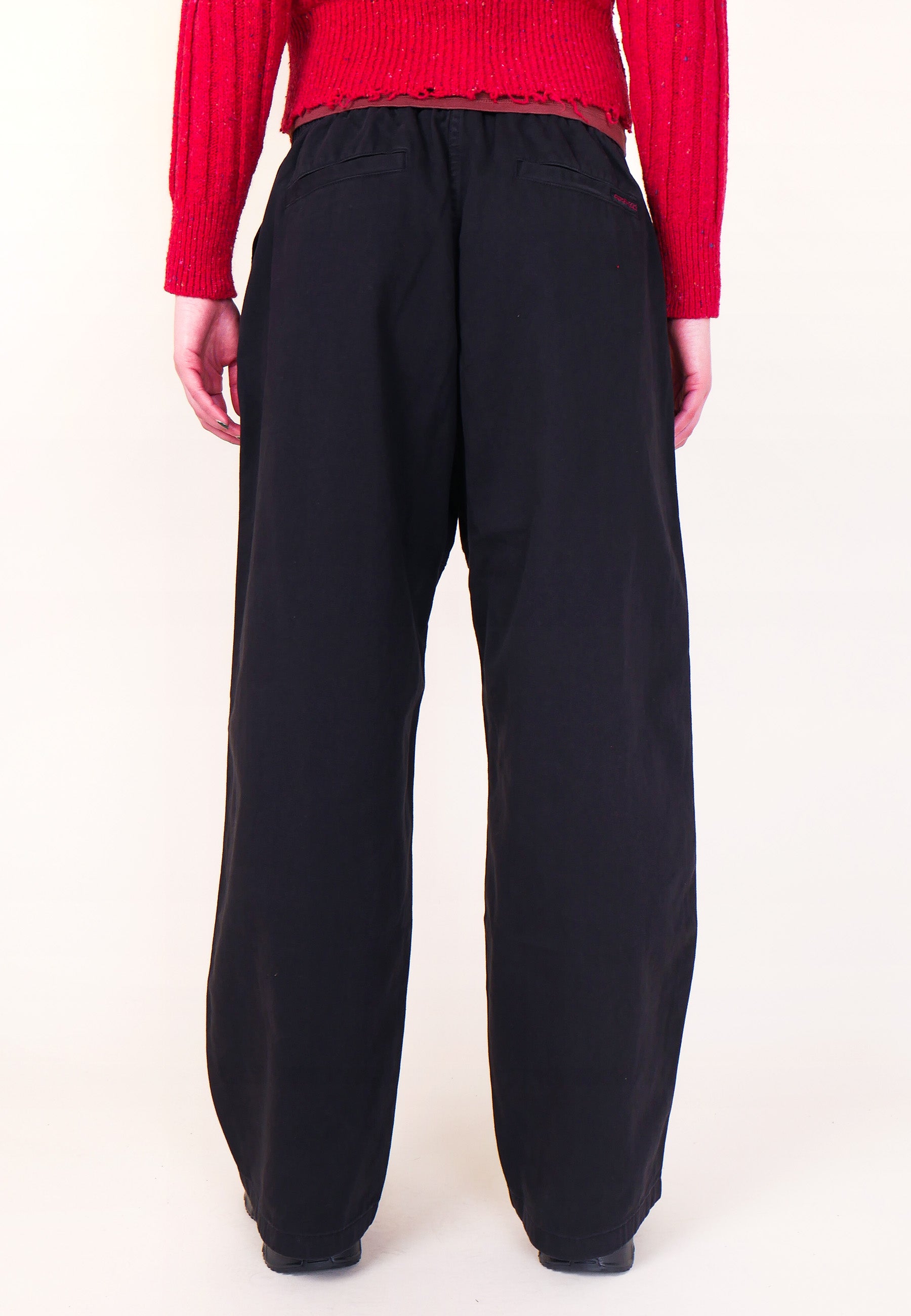 Wide Pants - Black Twill