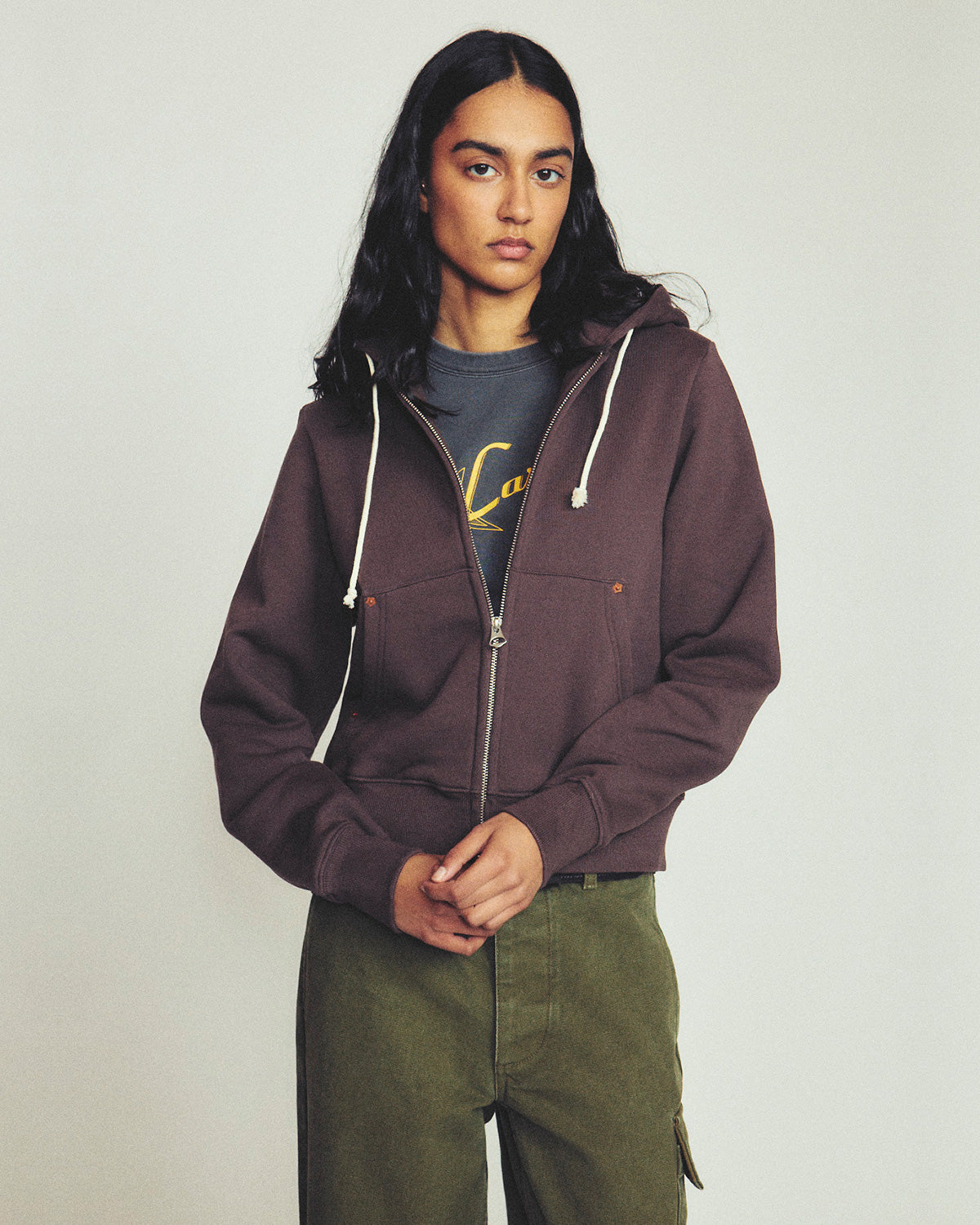 Women's G9 Hoodie - Brown