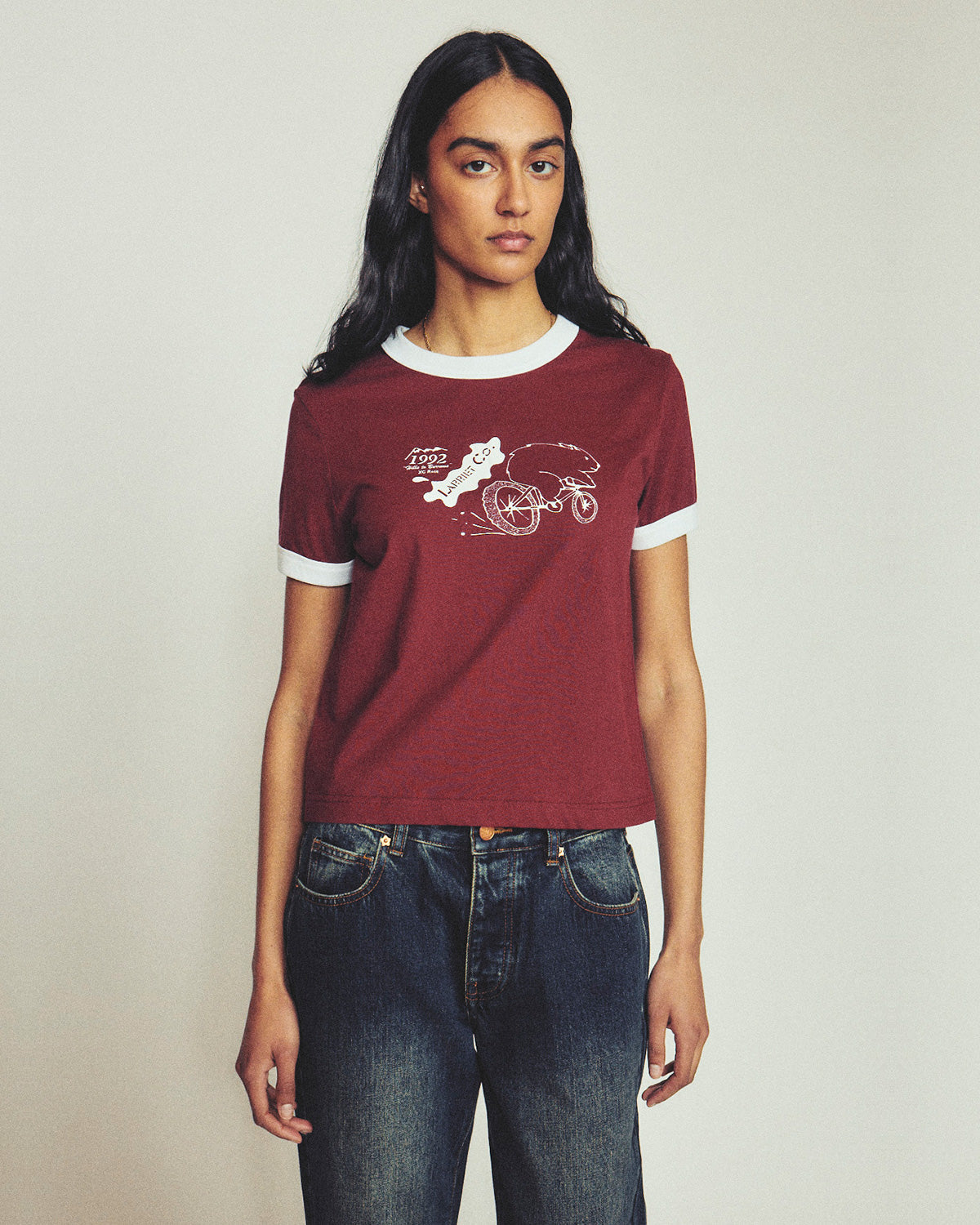 Burrows Tee - Maroon