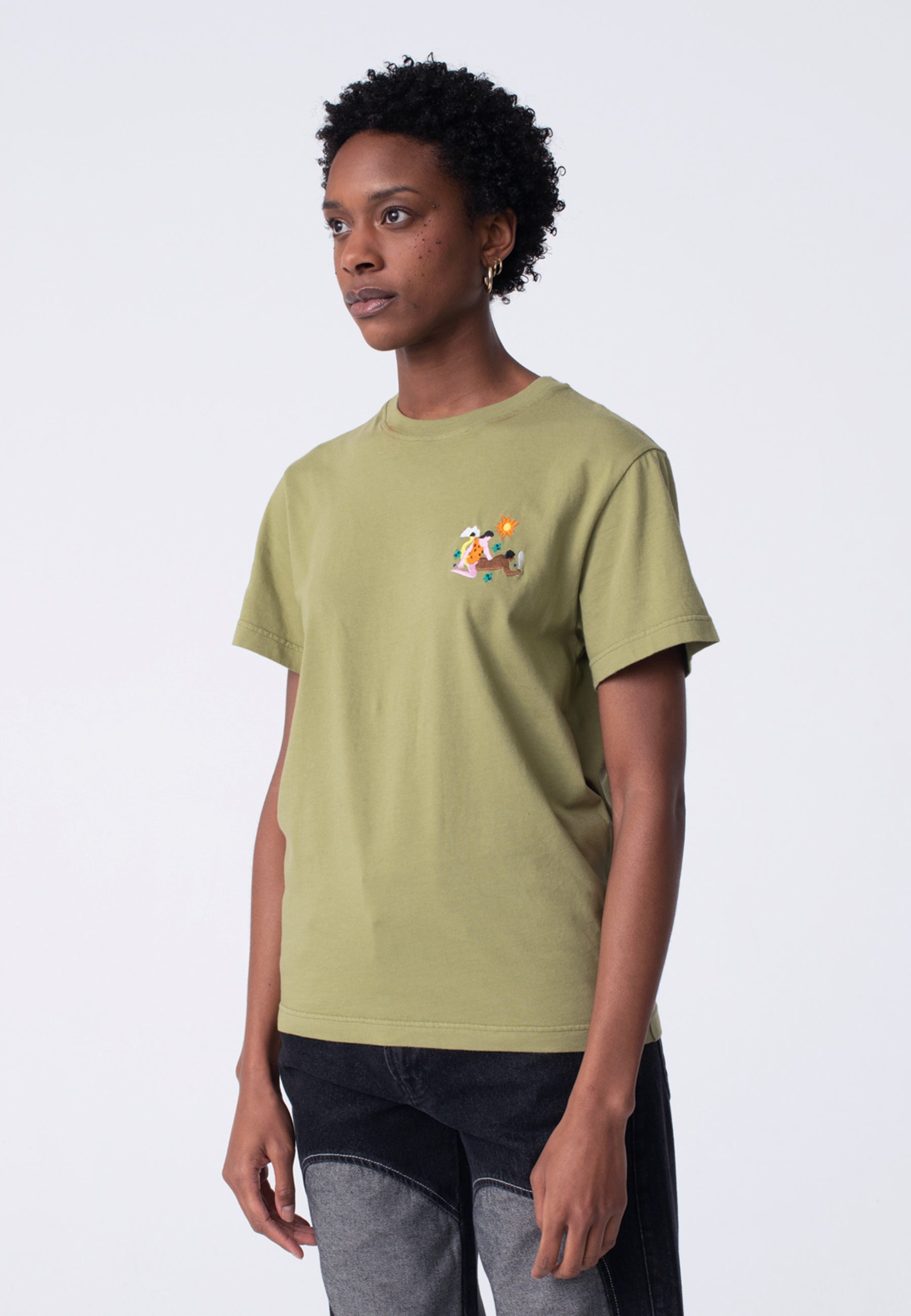 Yabba-Dabba-Do Me T-Shirt - Khaki