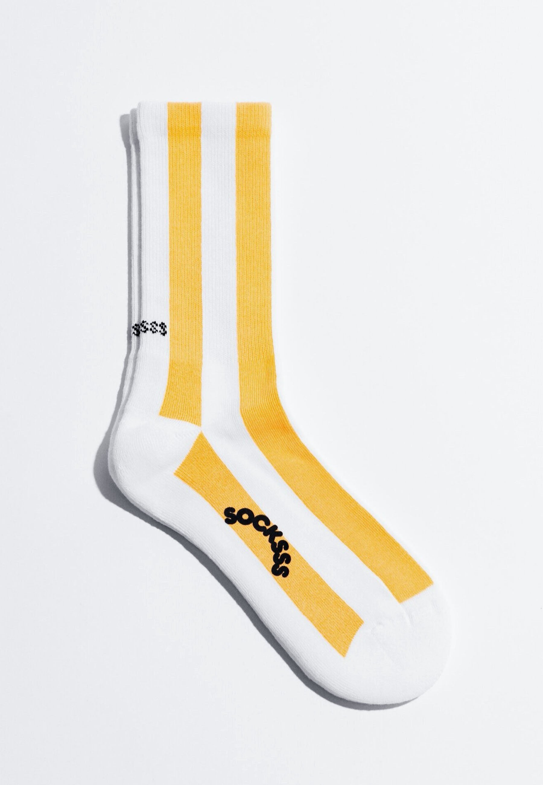 Tennis Stripe Socks - sunbeam