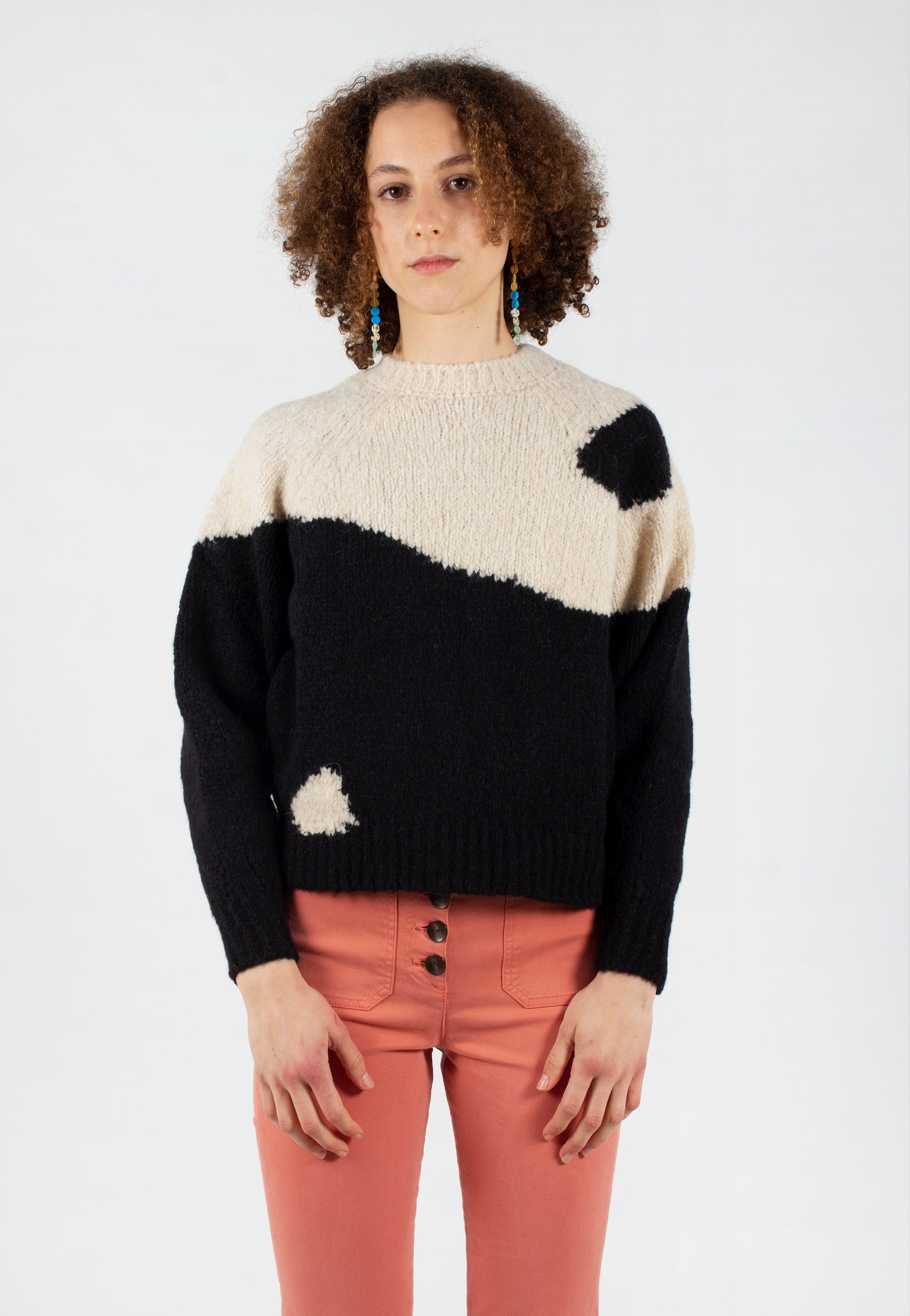Ying Yang Knit - black