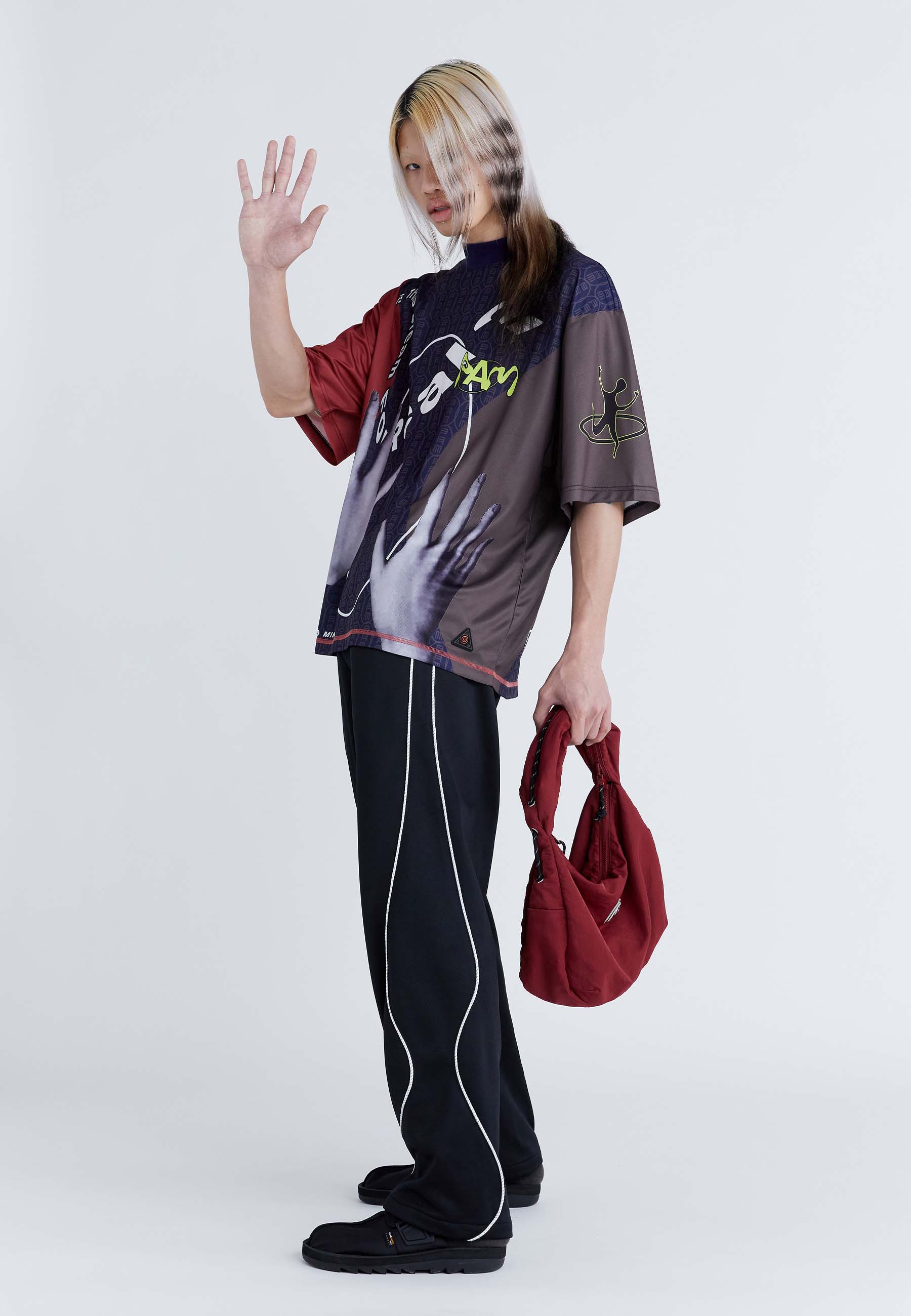 Phantasy Mock Neck Top - Multi