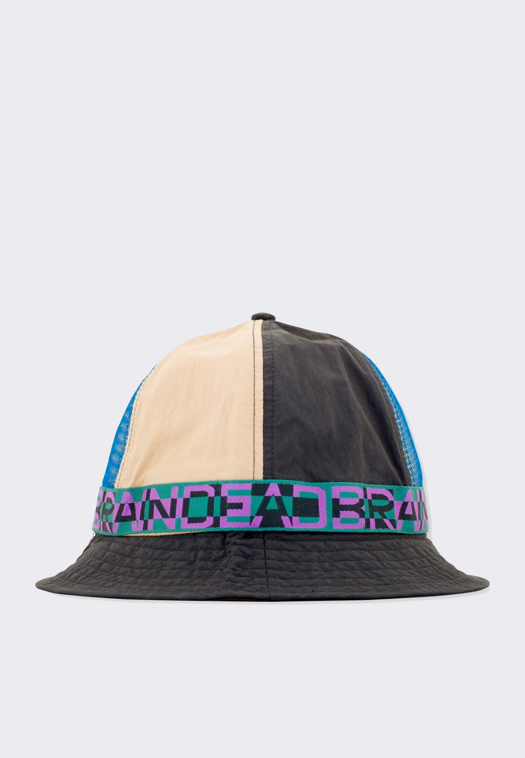 Nigel Colour Blocked Bell Bucket Hat - black