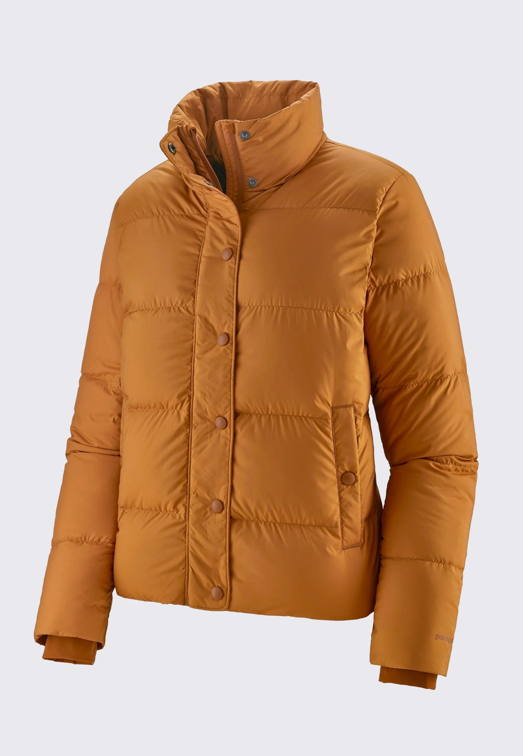 Womens Silent Down Jacket - wood brown