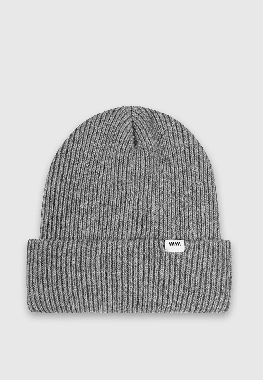 Wood Wood | Mande Beanie - grey melange | Good As Gold, NZ