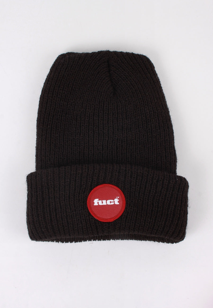 FUCT | Circle Logo Beanie - black | Good As Gold, NZ