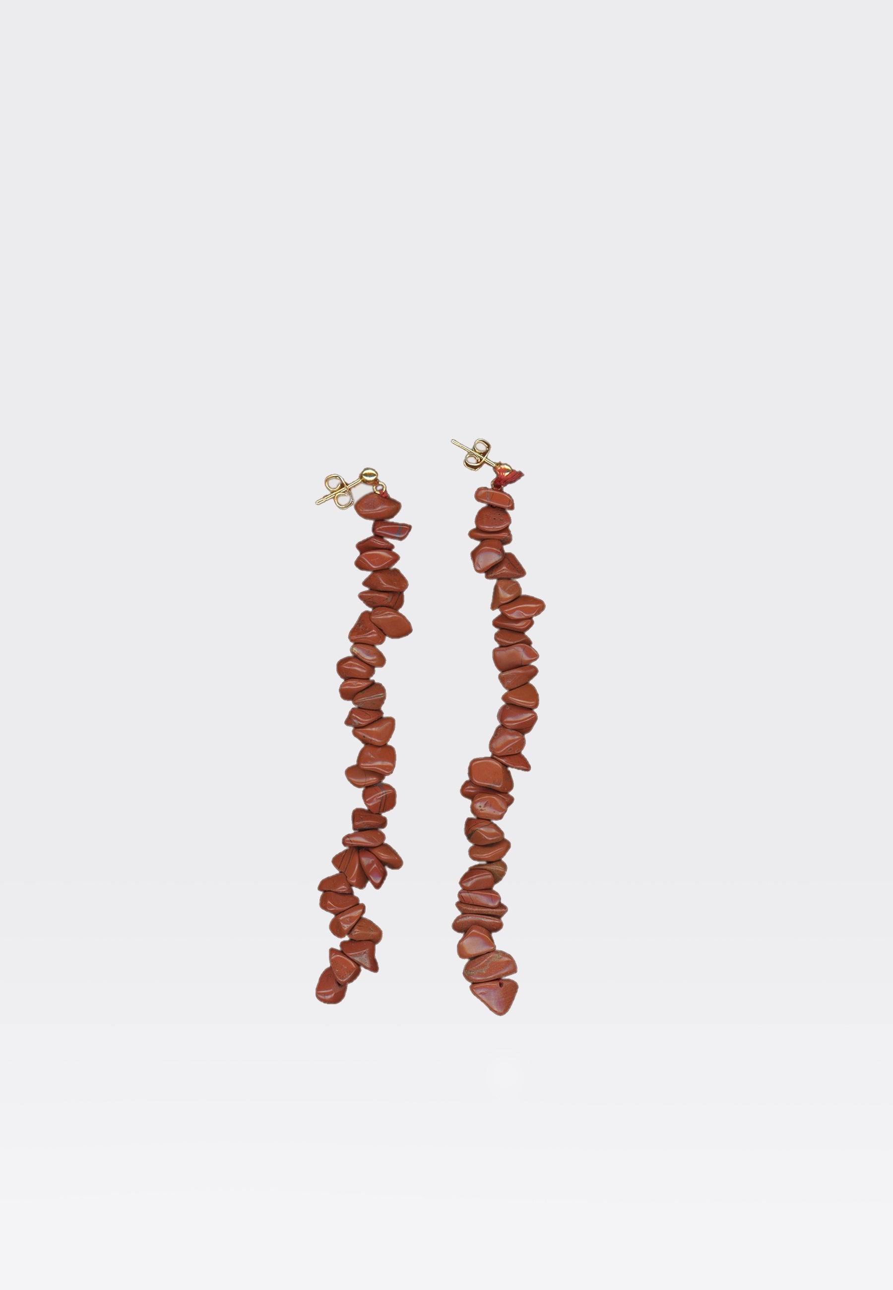 Latonia Earrings - terracotta