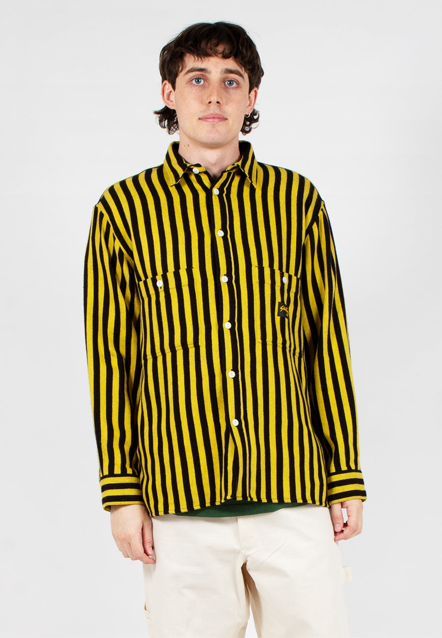 Stan Ray | Flannel Shirt - old yellow stripe | Good As Gold, NZ