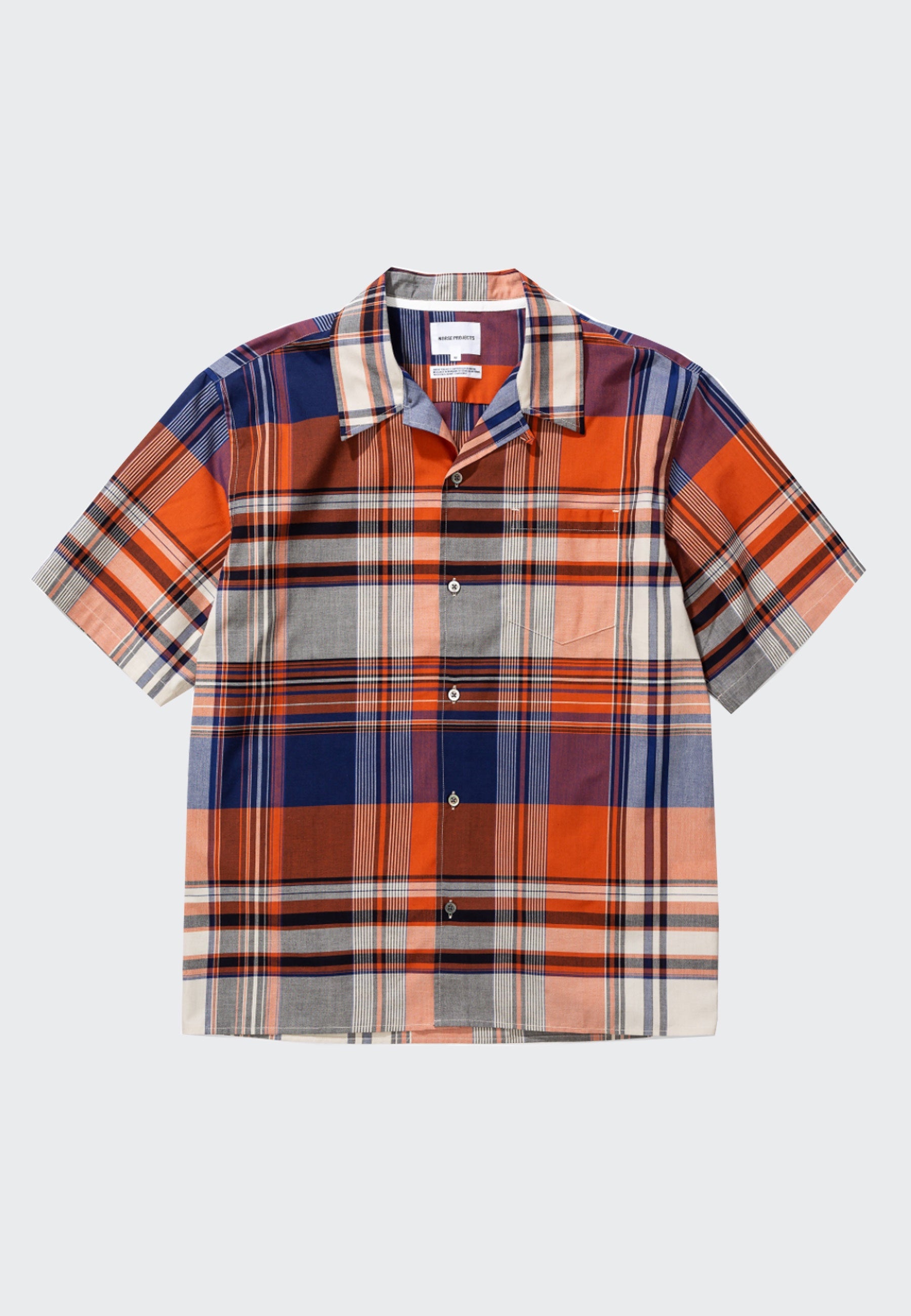 Carsten Madras Shirt - golden orange