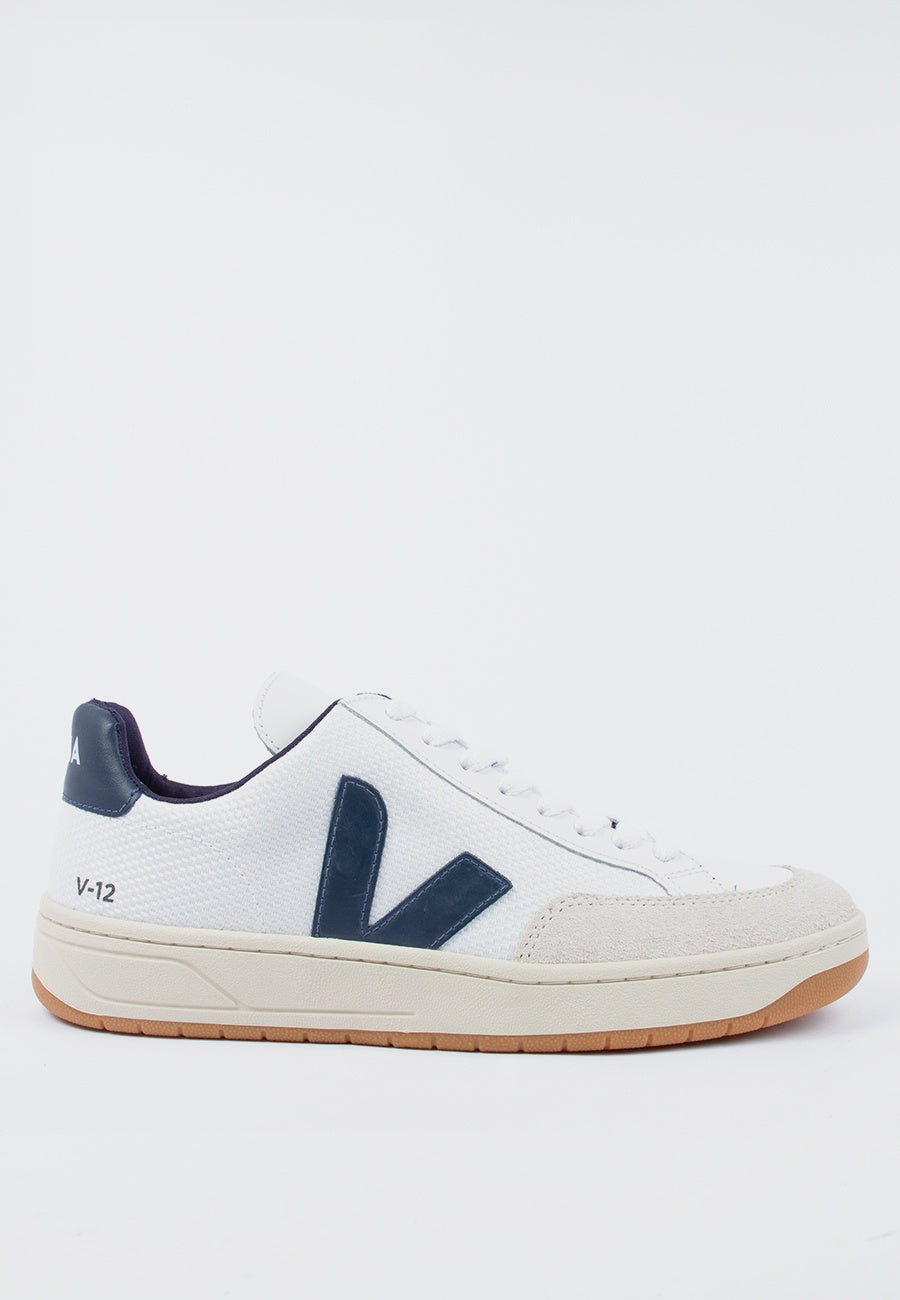 Veja | V12 BMesh - white/navy | Good As Gold, NZ