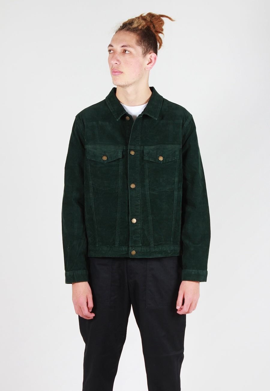 Rollas Denim Jacket - dark forest cord - Good As Gold