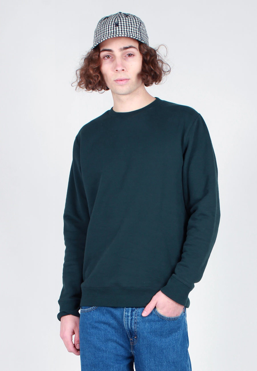 Norse Projects Vagn Classic Crew Sweater - bottle green - Good As Gold