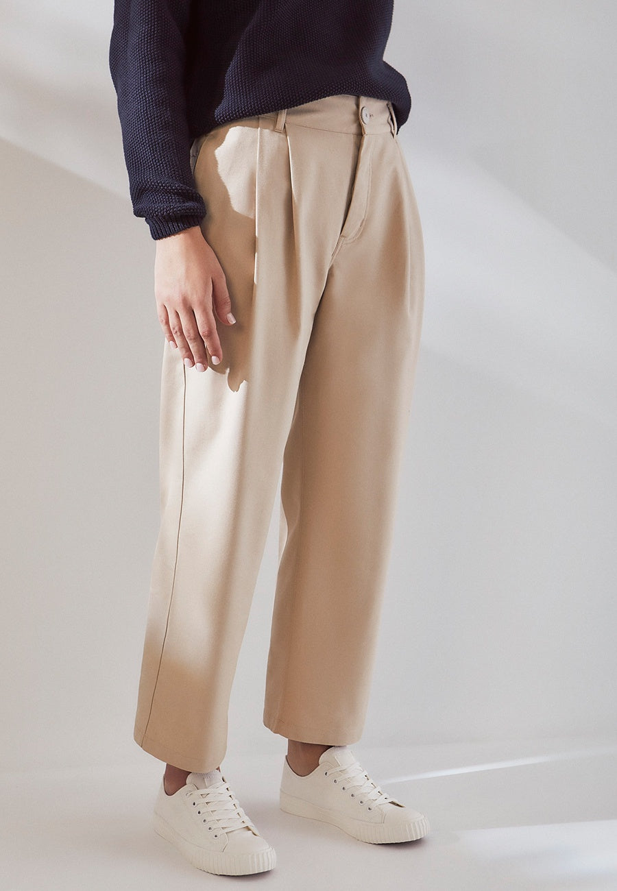 Kowtow | Faculty Pant - sand canvas | Good As Gold, NZ