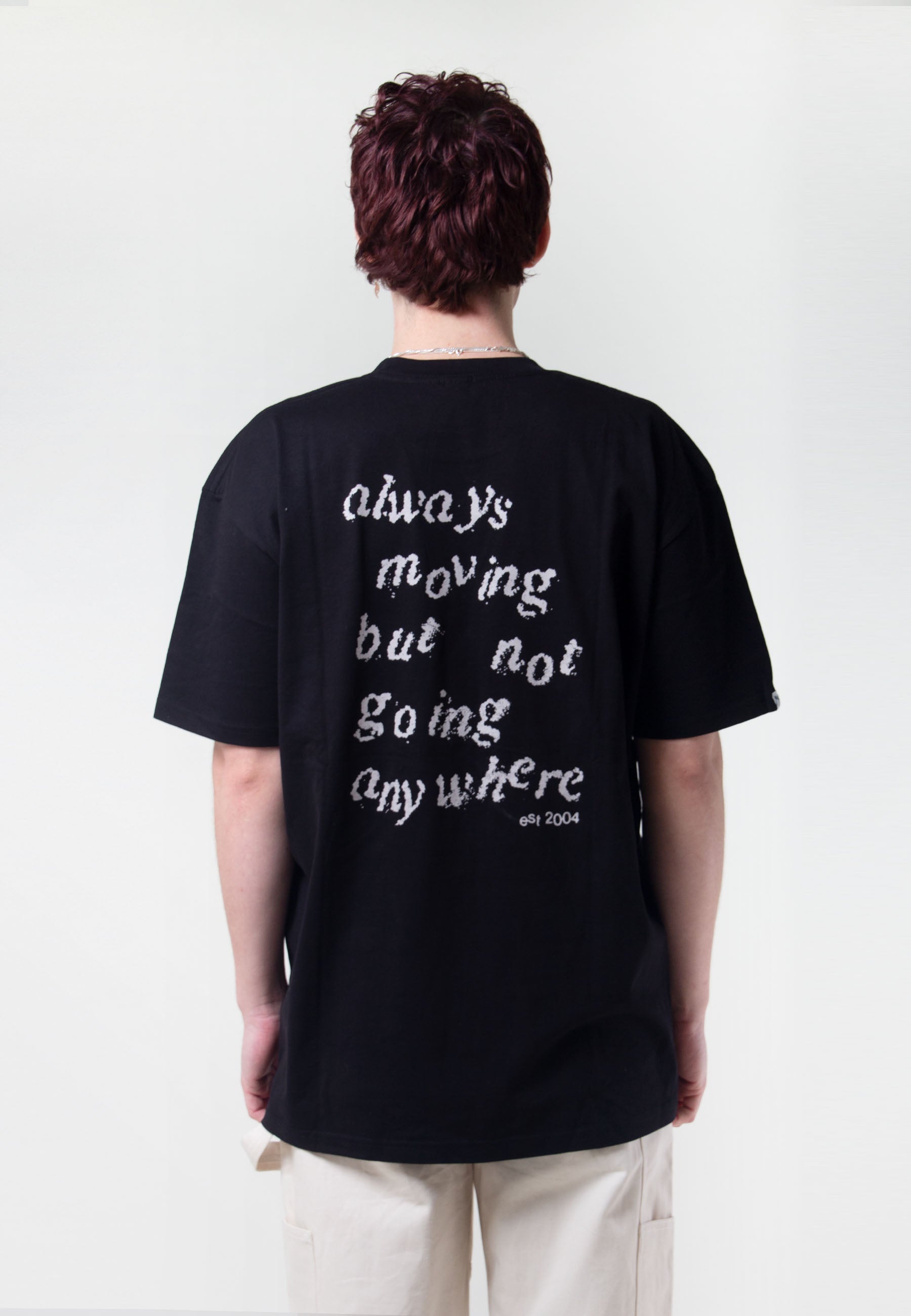 Always Moving But Not Going Anywhere - black/grey