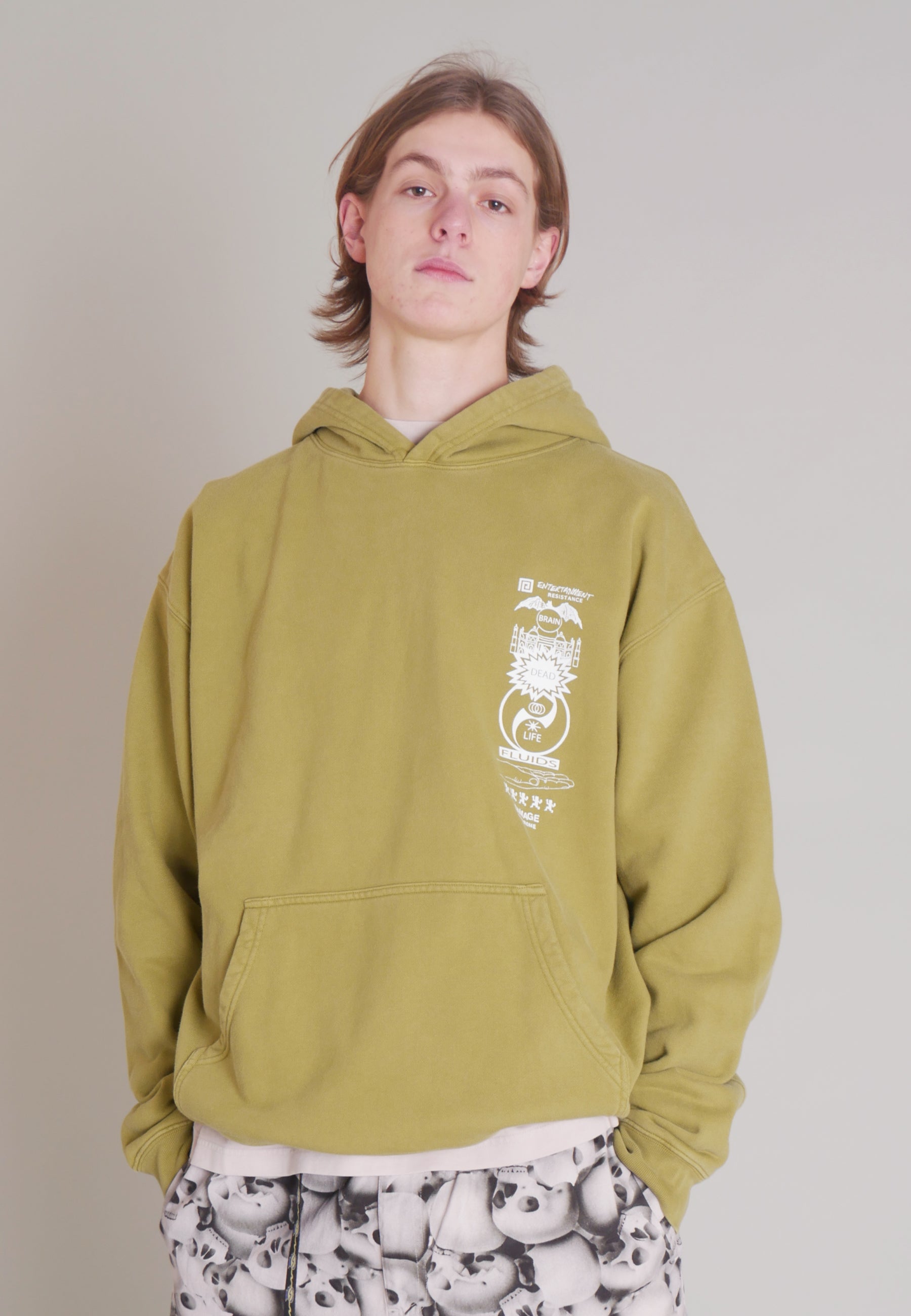 Life Fluids Hoodie - olive