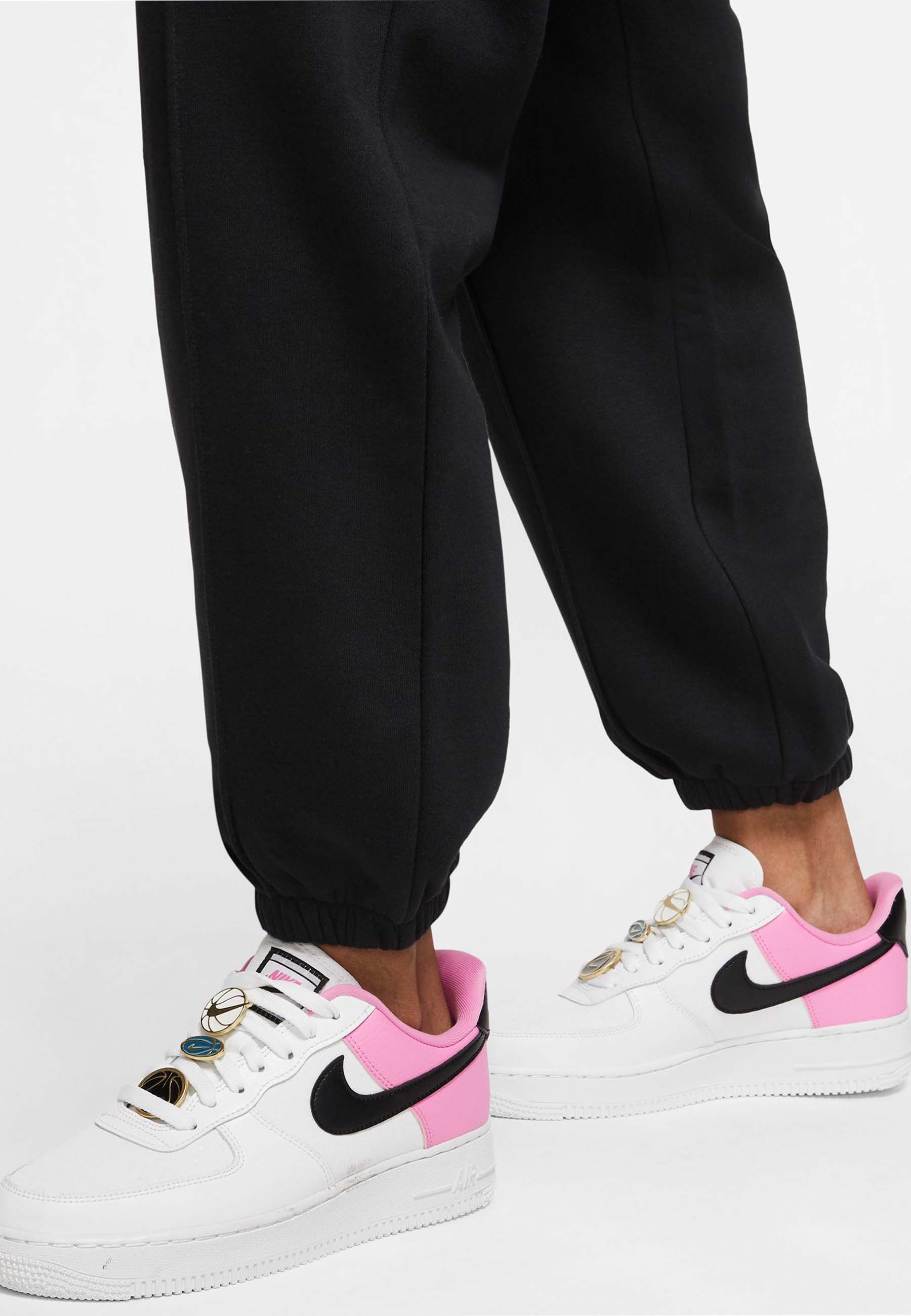 Womens Sportswear Essential Fleece Pants - black/white