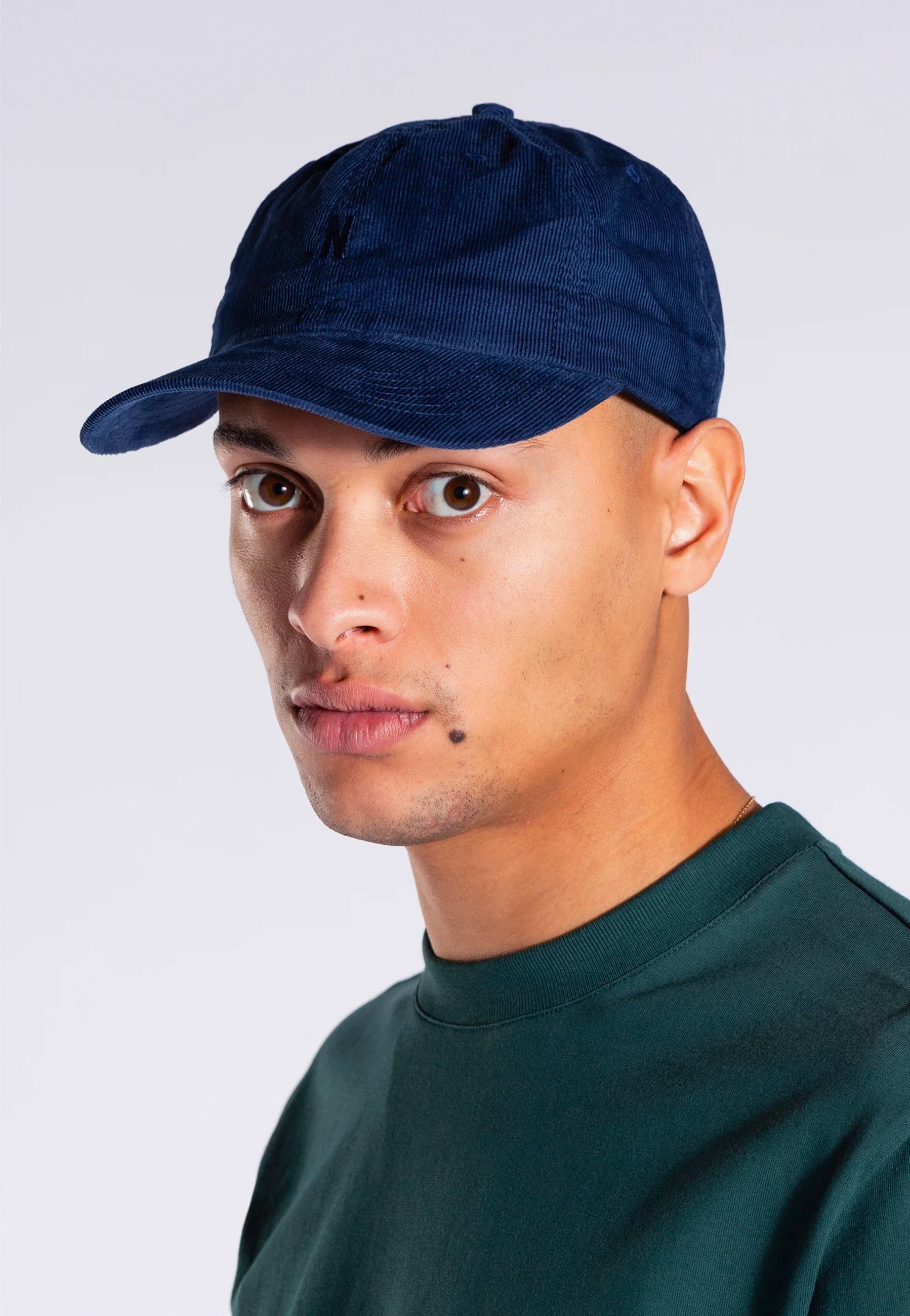 Baby Corduroy Sports Cap - Navy