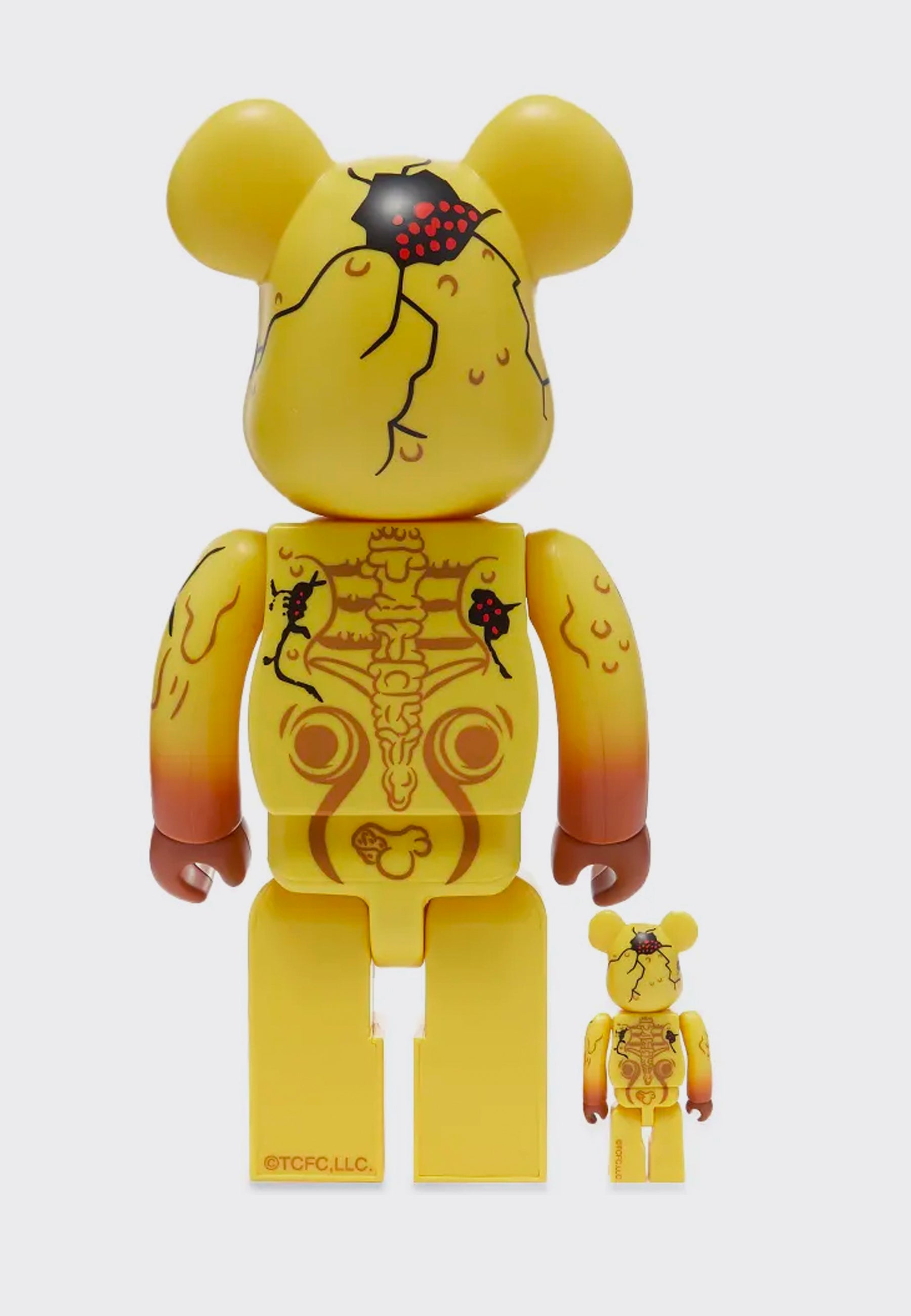 Be@rbrick Skull Face 100% + 400% Set