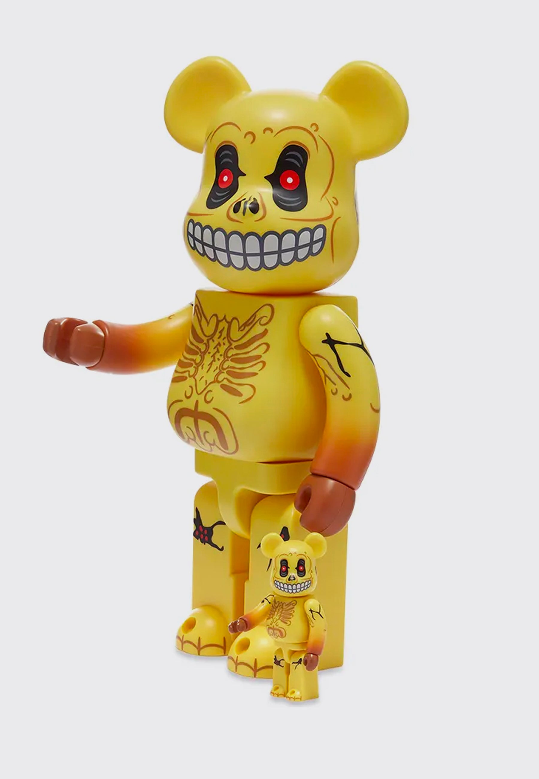 Be@rbrick Skull Face 100% + 400% Set