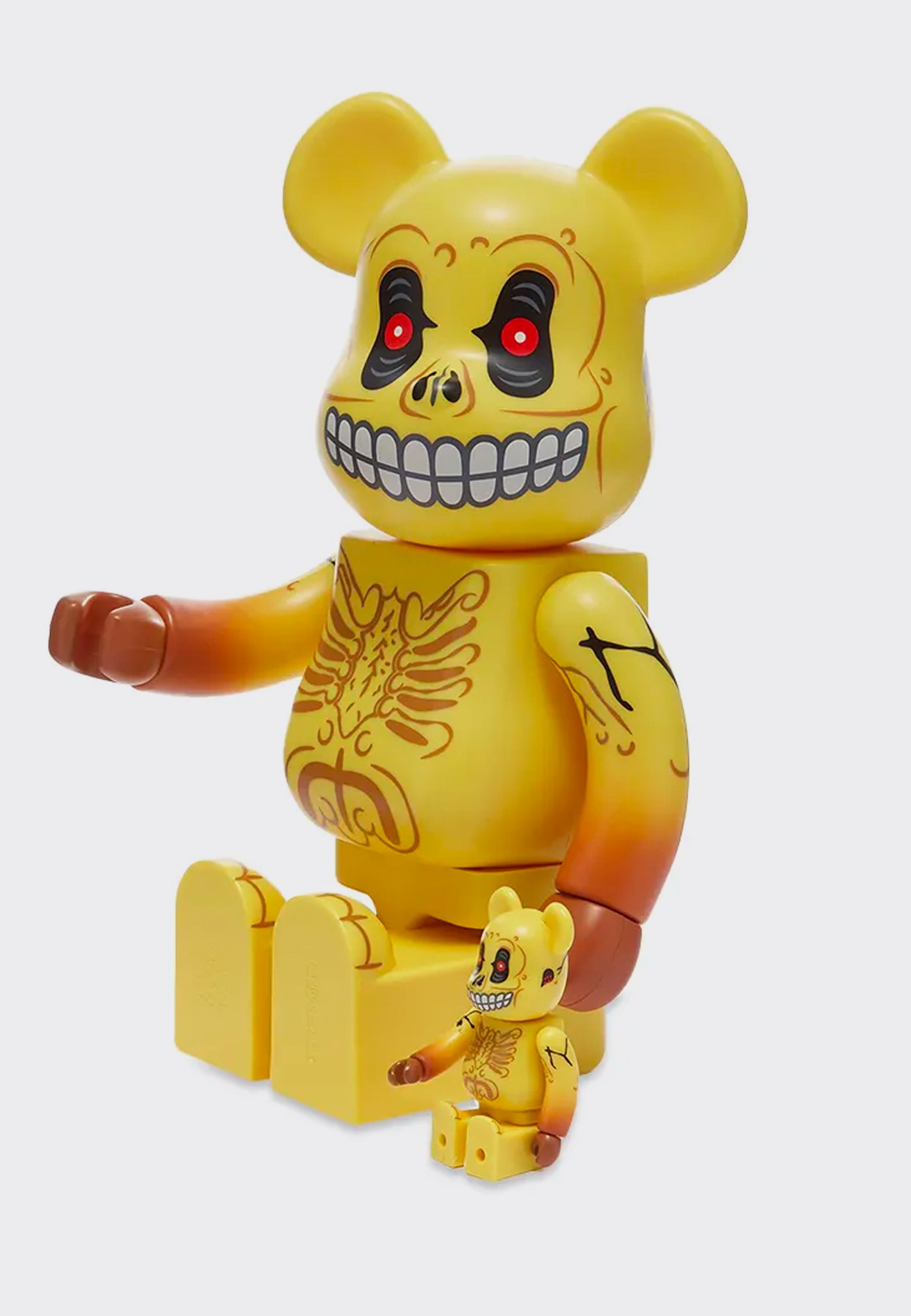 Be@rbrick Skull Face 100% + 400% Set
